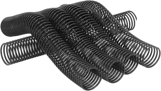 38mm Plastic Spiral Binding Coil, 4:1 Pitch, 310 Sheets Capacity, 360° Rotation, 18 Pcs Set, Suitable for Letter Sized Paper with Versatile Application, for Office Documents,