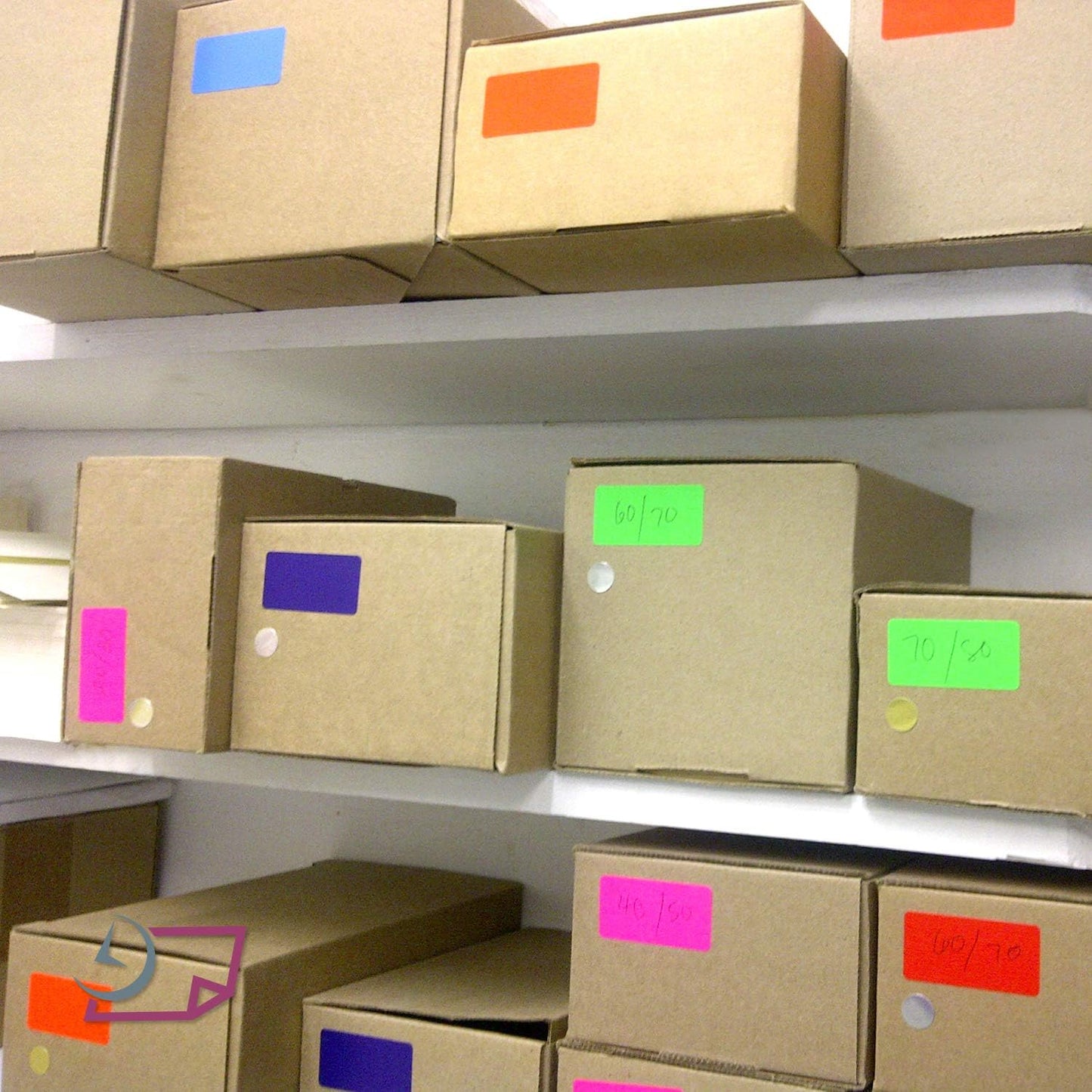 NextDayLabels - 8-1/2 x 11" Neon Color High Light Fluorescent Labels for Laser & Inkjet Printer (Blue Fluorescent, 4 x 2" - 10 Per Page | 1000 Labels)