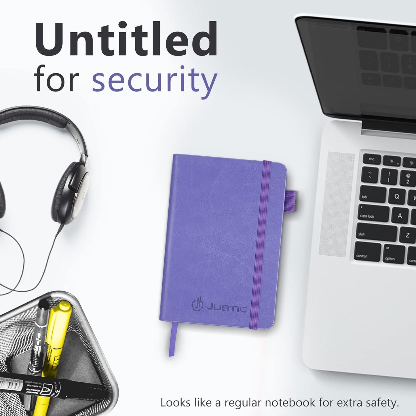 JUBTIC Password Book with Alphabetical Tabs, Small Size Internet Address & Password Keeper Logbook, Password Notebook Journal for Computer & Website Logins, Very Peri