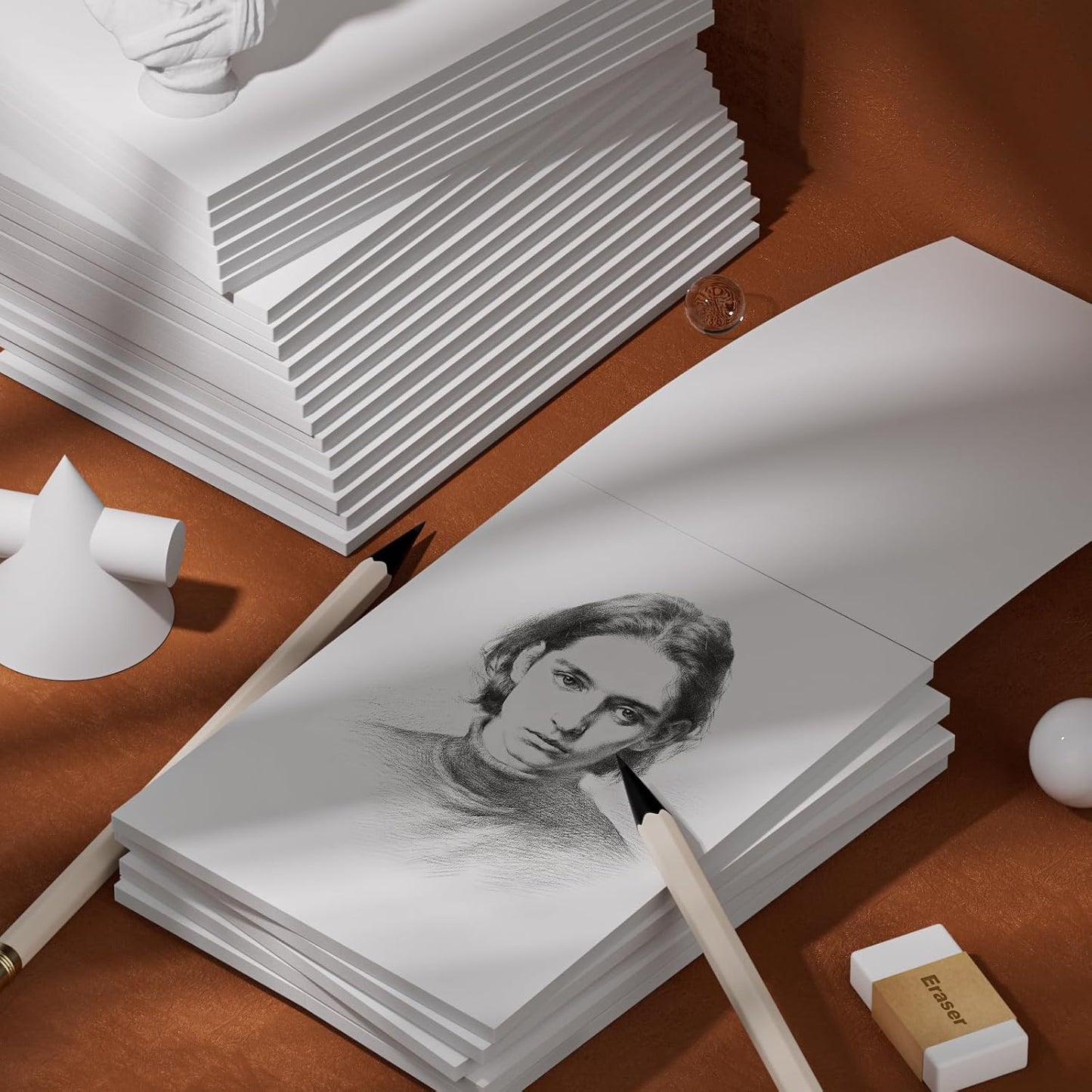 Notepads 4x6, 24 Pack Small Note Pads, Server Note Pads, Scratch Pads 4x6, White Memo Pads, 4x6 Small Writing Pads White Paper, 50 Sheets per Blank Mini Notepads 4x6 Scratch Paper for School Supplies