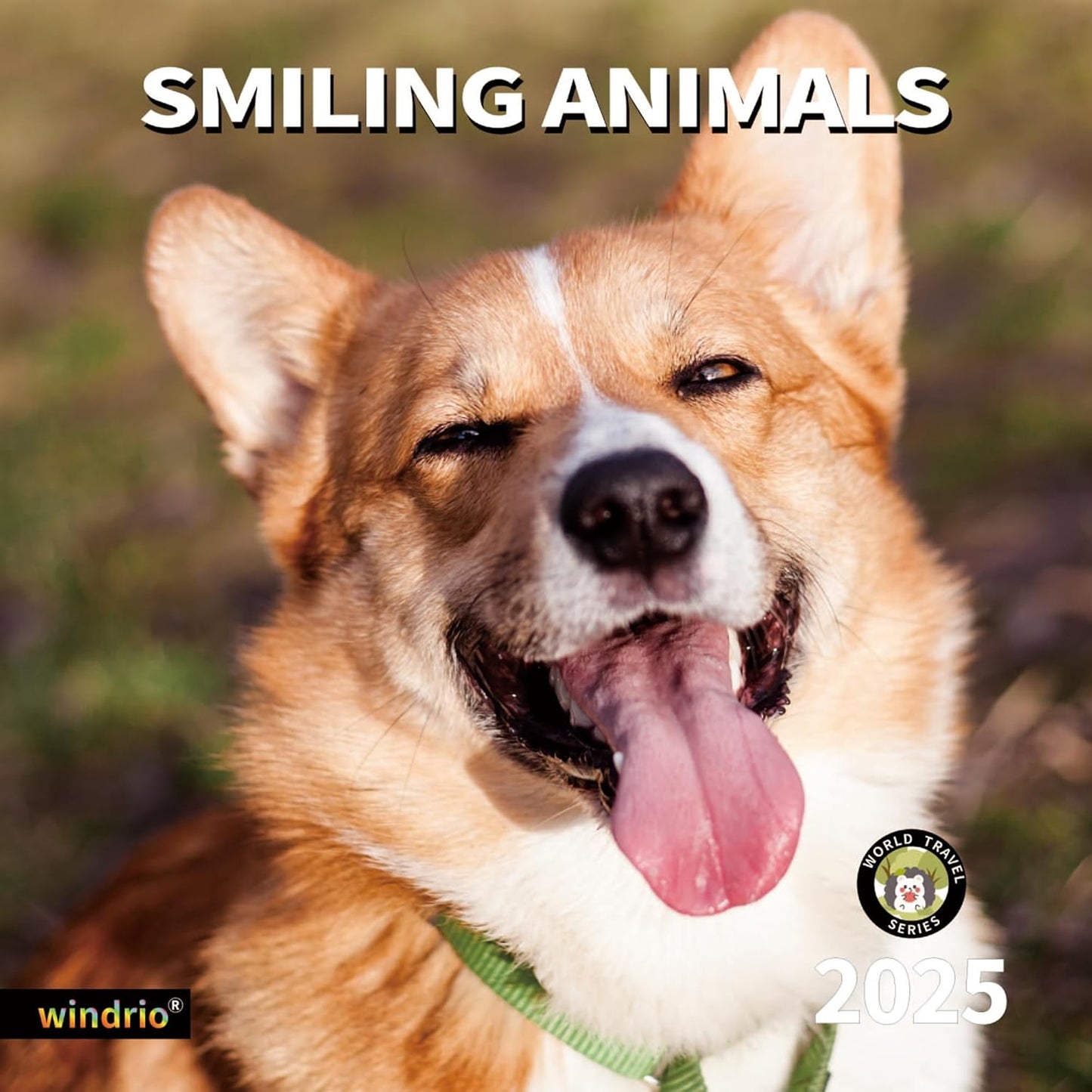 2025 Wall Calendar,Calendar 2025, January 2025 - December 2025, Wall Calendar Smiling Animals, 12" x 24" Opened,Full Page Months Thick & Sturdy Paper for Calendar Organizing & Planning