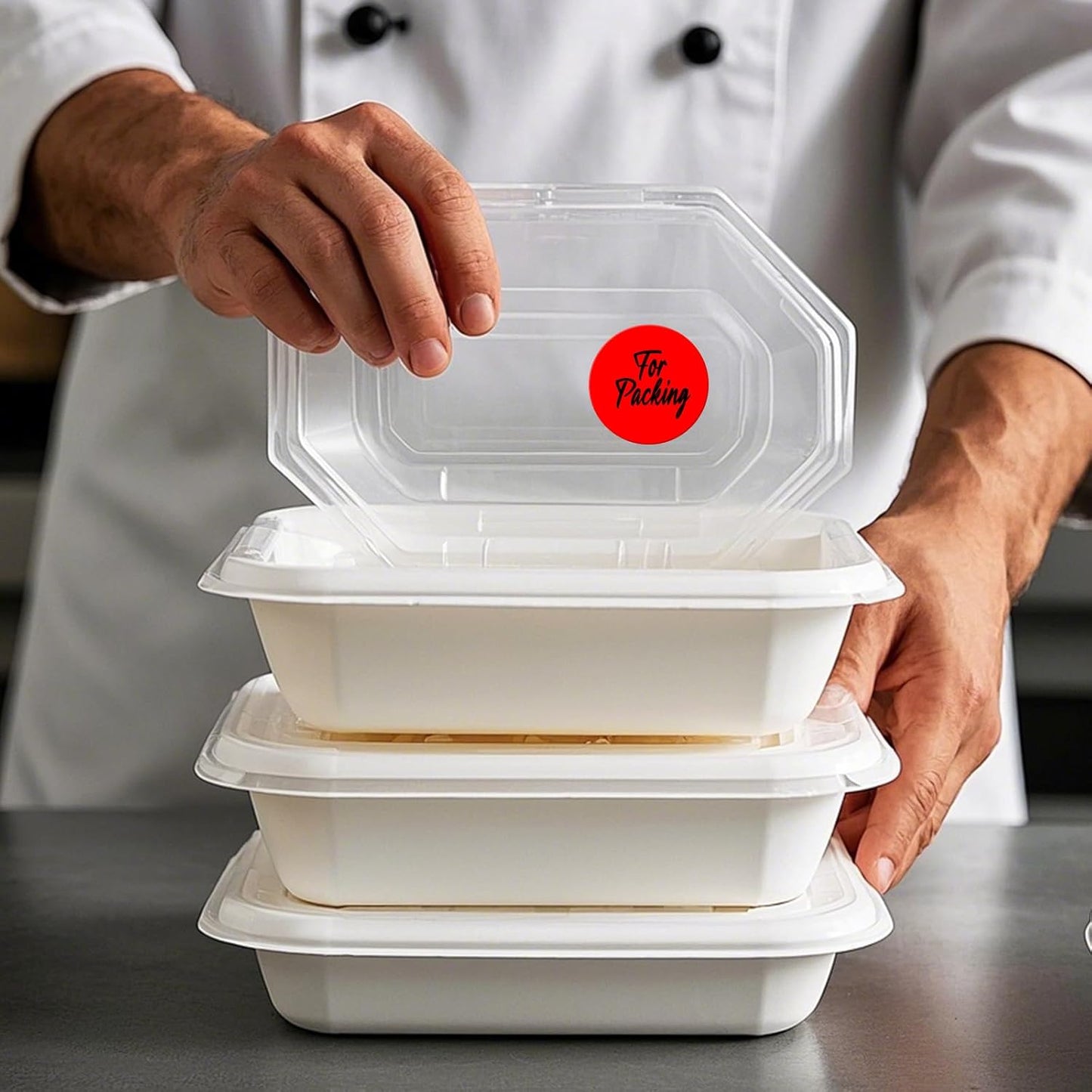 500 PCS Round Stickers 2 Inch Vinyl Red Dot Sticker Removable Writable Color Coding Circle Colored Labels for Office Inventory Garage Yard Sale Tag