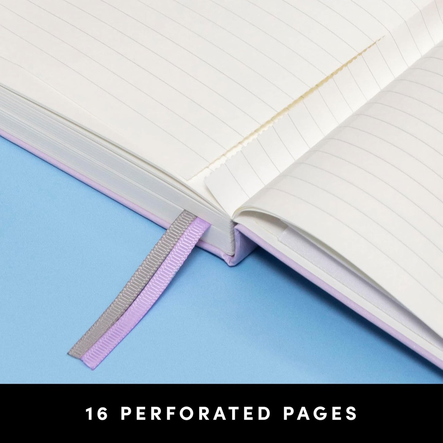 PAPERAGE Lined Journal Notebook, (Dark Green), 252 Pages, Medium 5.6 in x 8 in - 100 GSM Thick Paper – Hardcover Journaling Notebook for Work, School & Note Taking