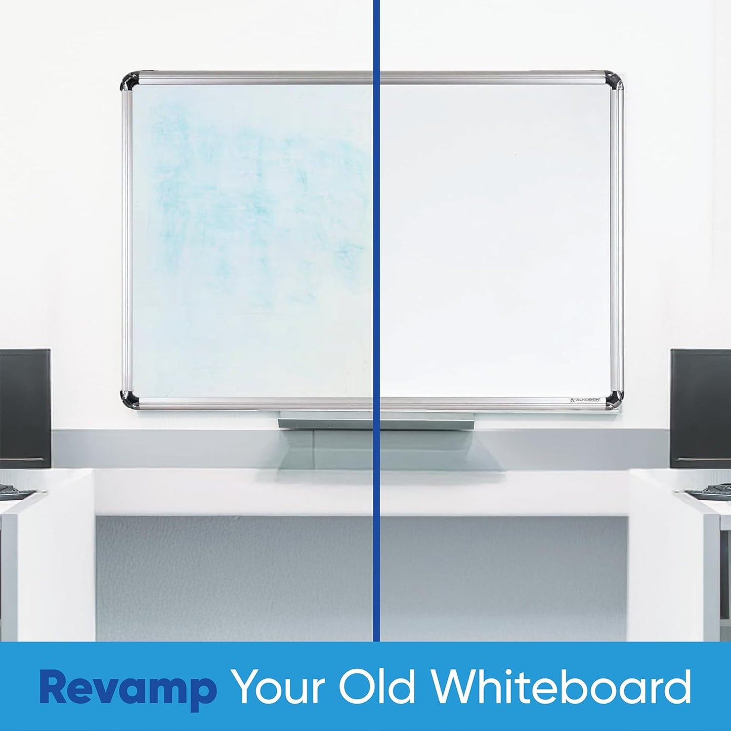 Whiteboard Sticker for Wall, 132" x 36" (11x3 FT) Peel and Stick Dry Erase White Board Roll, Stain-Proof Self-Adhesive Whiteboard Paper for Home, Office, Classroom