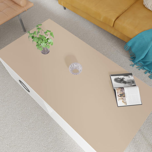 Leather Table Cover,1.8mm Thick,24x48 Inch Desk Cover,Large Desk Mat,Table Protector,Table Cover Protector,Coffee Table Protector,Table Protector Mat(Light Brown+Gray,24x48)