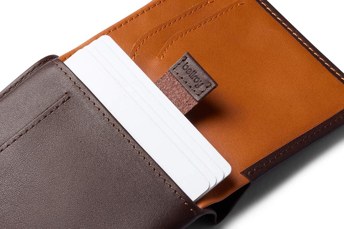 Bellroy Note Wallet (Slim Leather Bifold Design, RFID Blocking, Holds 4-11 Cards, Coin Pouch, Flat Note Section)