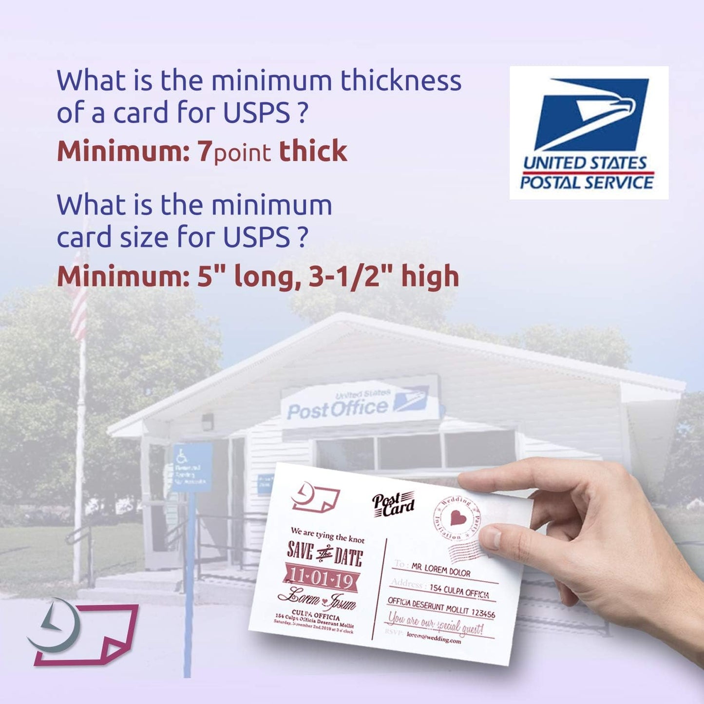 NextDayLabels - 8-1/2 x 11 Laser and Inkjet Printer Postcards 4 up Per Page, (4-1/4" x 5-1/2" After Perf) EXTRA HEAVY 250 Sheets / 1000 Cards