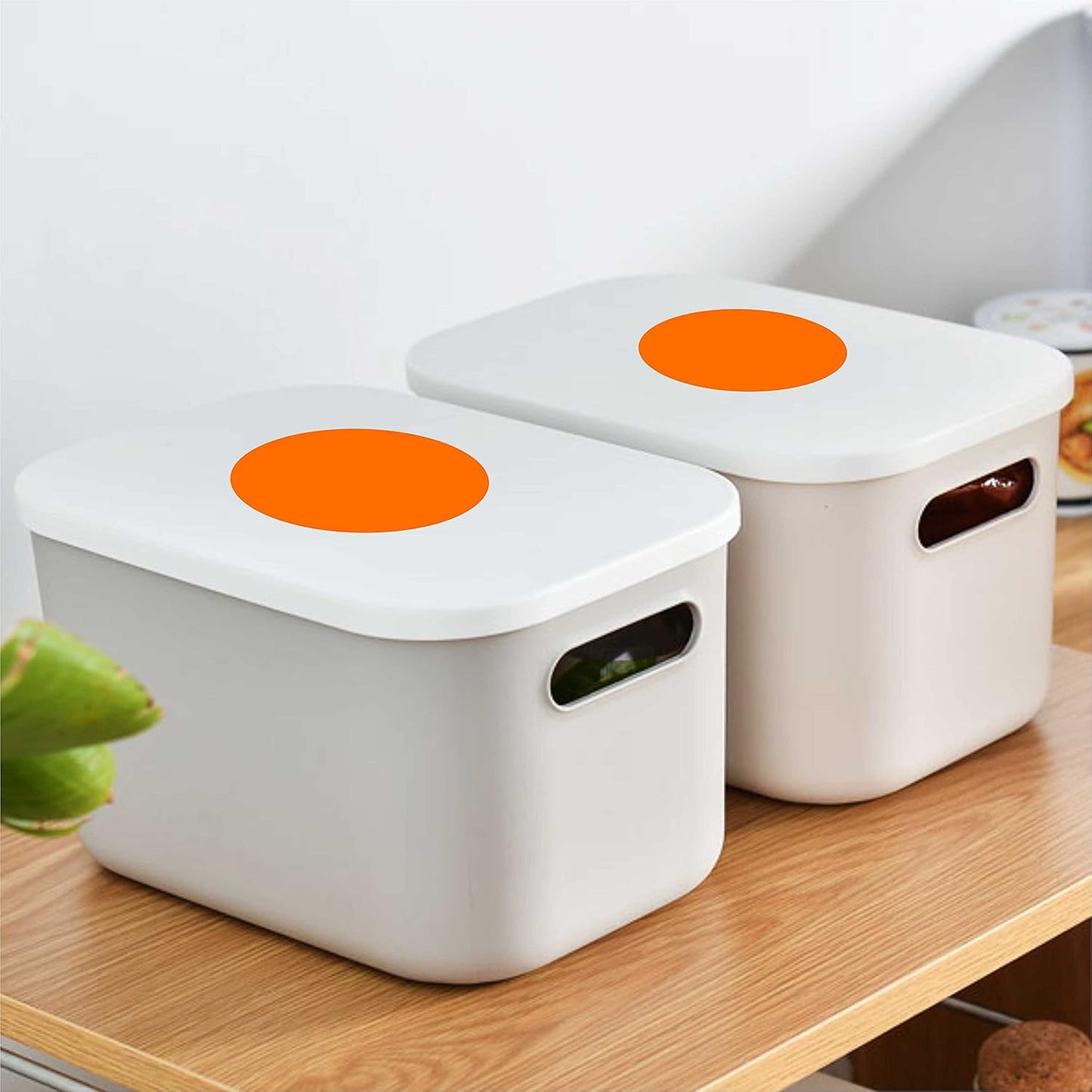 PARLAIM 2" Orange Round Color-Code Circle Dot Labels on a Roll, 500 Stickers, 2 inch Diameter for Inventory Garage Sale Office School