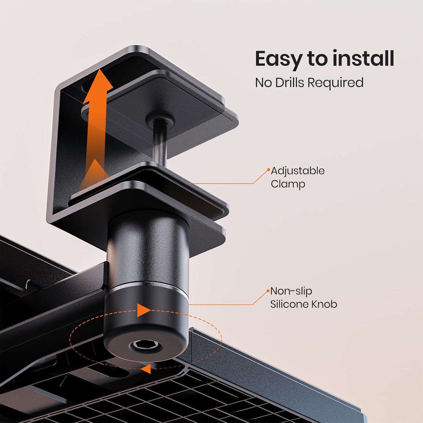 Klearlook Keyboard Tray Under Desk with 360° Rotation, Ergonomic Computer Keyboard & Mouse Tray 25"W×11.02"D Sit Stand Desk Keyboard Holder w/Wrist Rest & Storage Drawer (Height is not Adjustable)