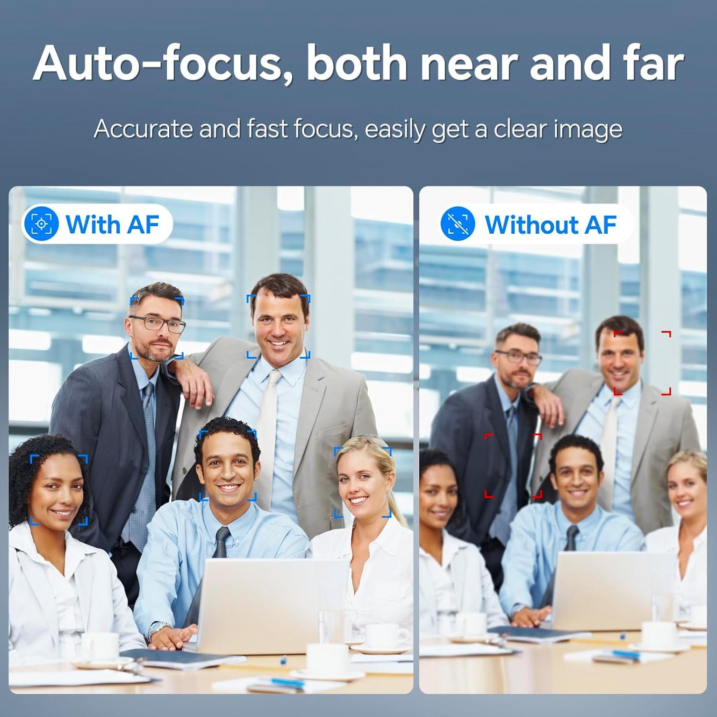 N newline 4K Webcam for PC, 4K UHD USB Webcam with Microphone, New Upgraded Auto Focus, Low Distortion, Privacy Cover, PC Camera for Zoom, Skype, Teams, Laptop, Conferencing, Calling, NewEye 60s