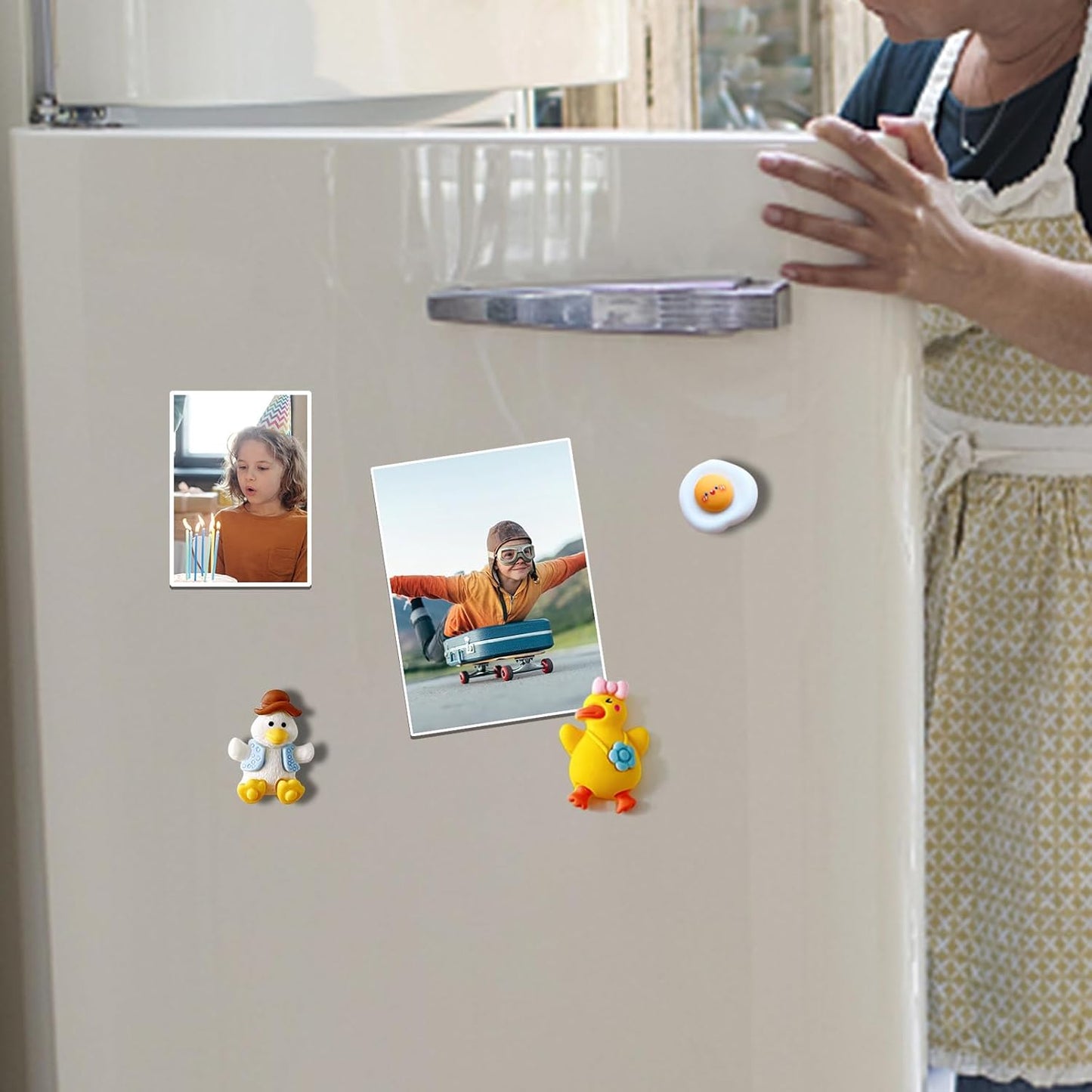 DIYMAG 8Pack Magnetic Adhesive Sheets, Magnetics Sheet with Adhesives Backing, 8x10 Inch Flexible Magnet for Crafts Photos and Die Storage Easy to Cut