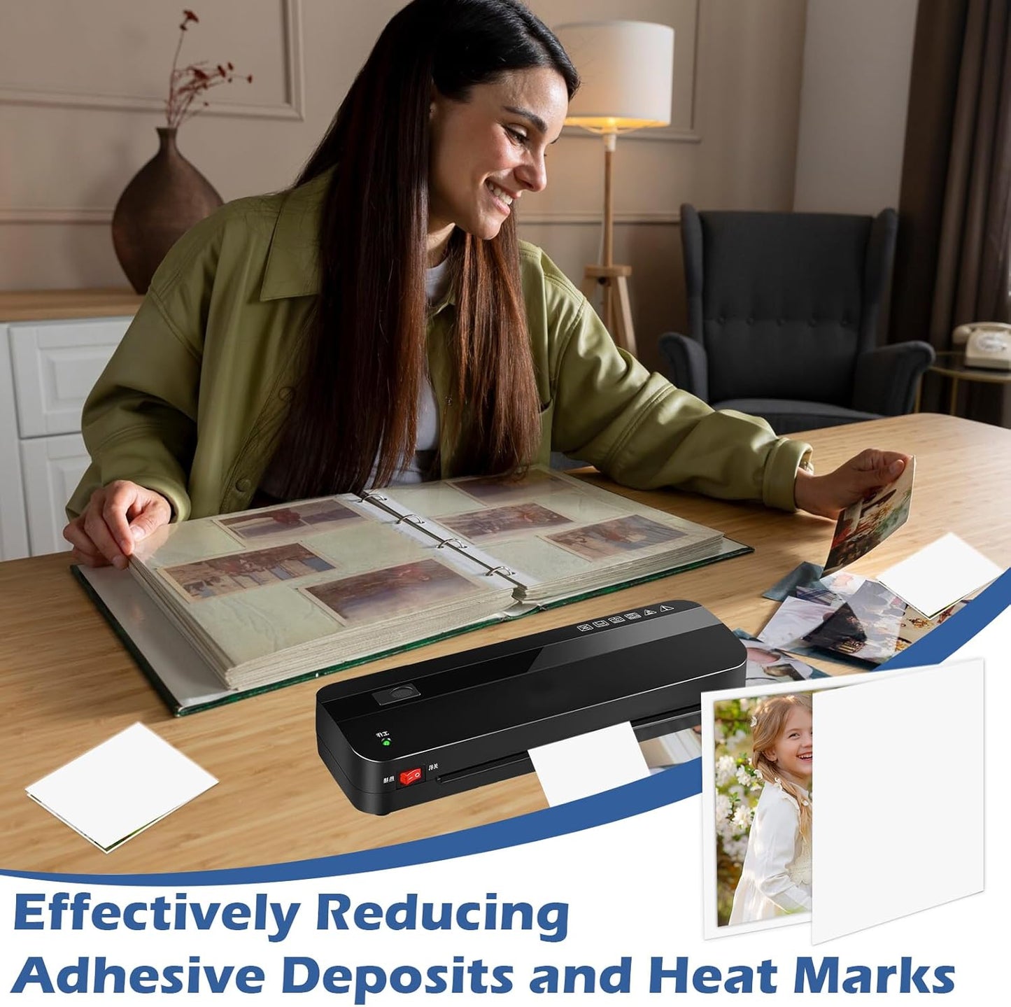 10 Pack 3 x 4 Inch Laminator Carrier Sleeve Business Card Size Thermal Laminating Carriers Sheets Protection Thermal for All Brand Laminating Pouches Work Permits Pass Cards Student ID Cards