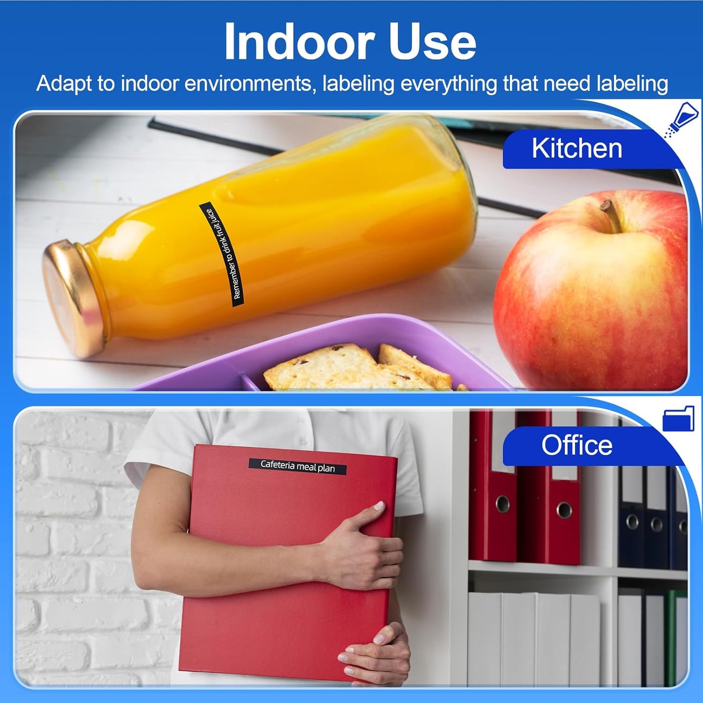 Labelife Black Label Tape 6mm Replace for Brother P Touch TZe-315 TZe TZ Tape 6mm 0.23 Laminated Black 1/4 for Brother Label Maker PT-D210 PT-D220 PT-H110 PT-D400, 4-Pack, White on Black