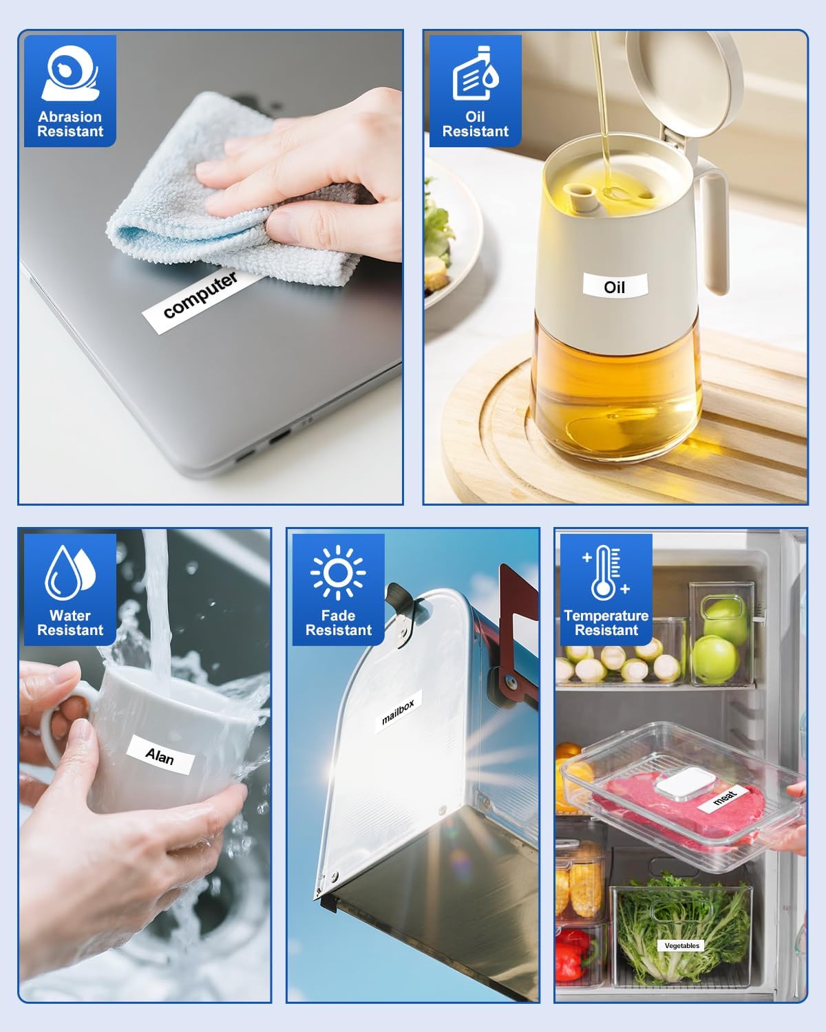 20-Pack Tze Tz Tape 12mm 0.47" Laminated White Compatible for Brother Tze-231 Label Maker Tape P Touch Label Tape 12mm 1/2" White for PT-D220 PT-D210 PT-D200 PT-2430 PT-D610BT PT-D400 PTD600