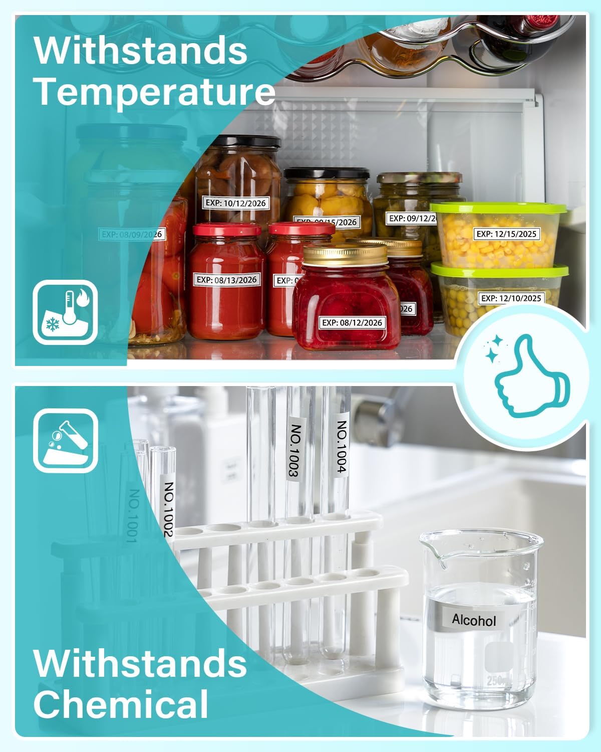 Airmall Compatible with Brother 12mm 0.47 Laminated White Tz Tape Tze Label Maker Tape Refill TZe-231 TZe231 Replace for Brother P Touch D210 D200 D400 1280 1290 1880, Black on White 1/2 Inch, 6-Pack