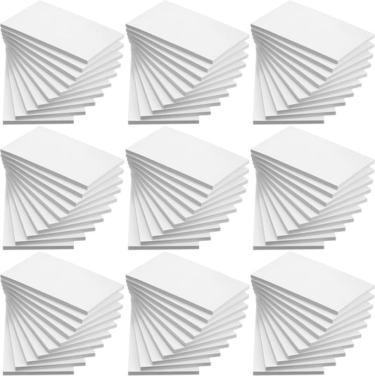 Fainne 3 x 5 Inch Paper Note Pads White Memo Pad Blank Writing Memo Scratch Paper for Waitress Waiter Book to Do Grocery List Small Notebook Restaurant Checkbook, White(150 Pack)