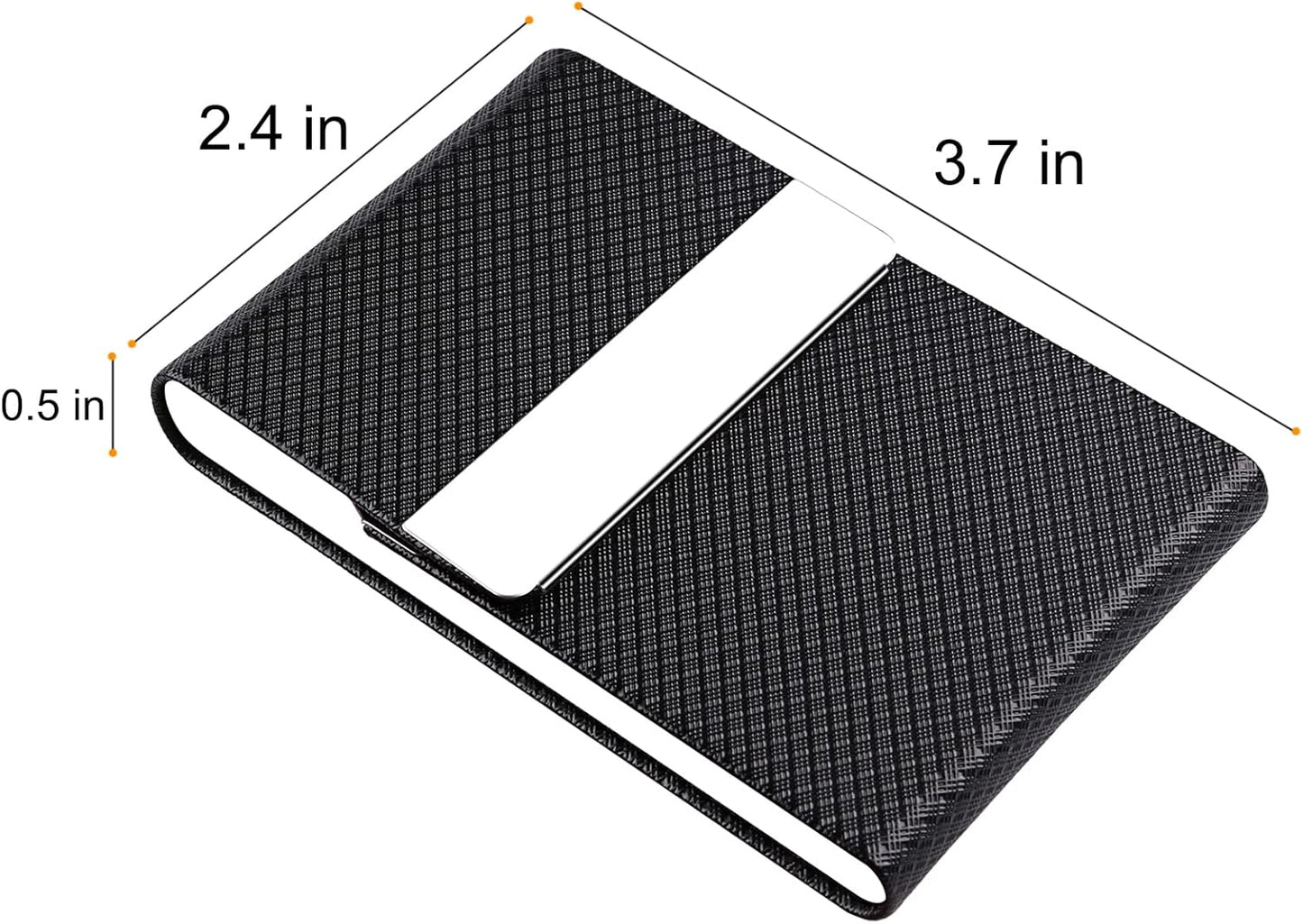 Business Card Holder for Women & Men - Multi Card Case, Business & Name Card Holder Wallet with Magnetic Closure