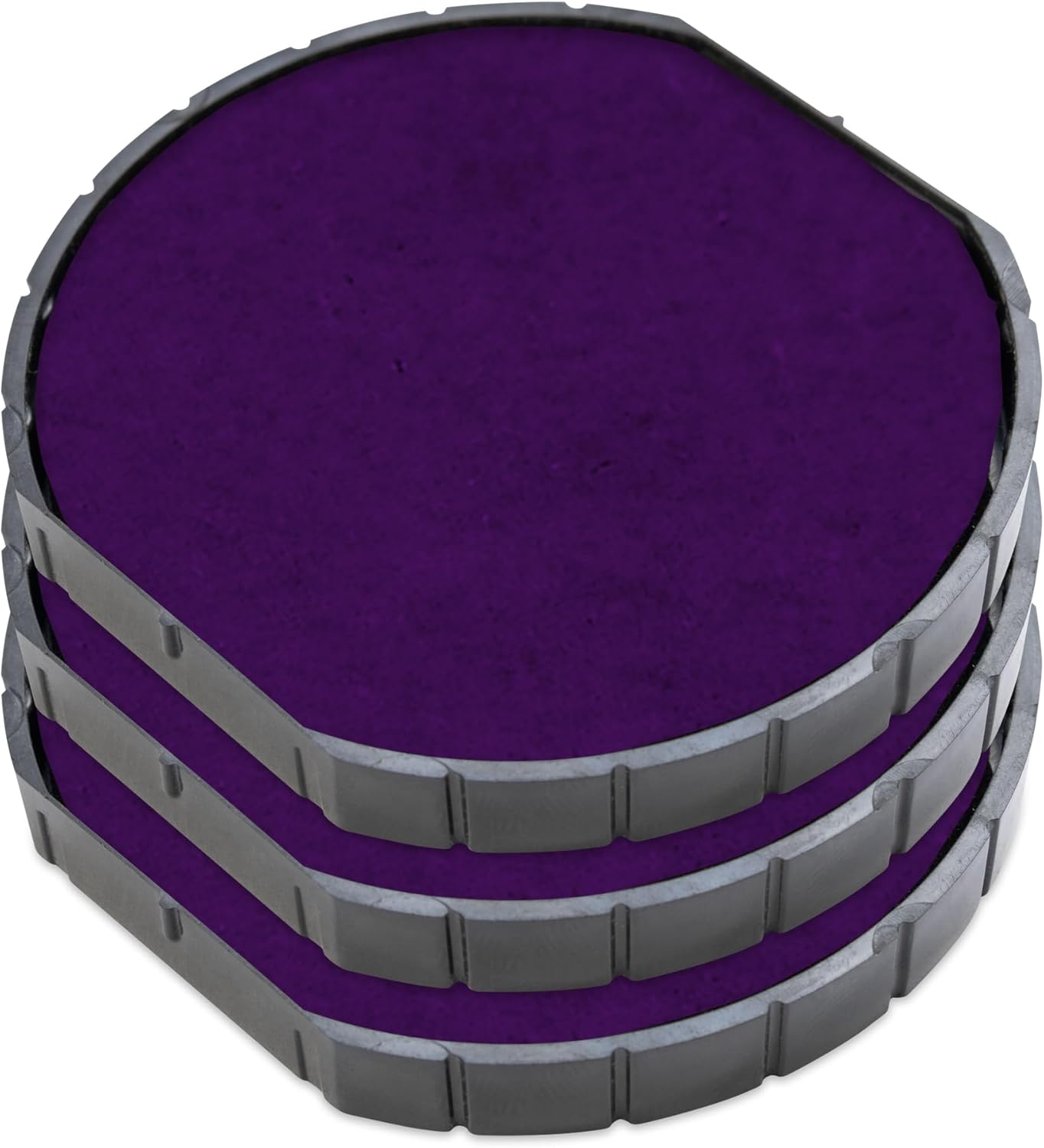 COLOP E/R50 Non-Toxic, Water Based Premium Replacement Pad for Printer R50 Stamp - Pack of 3 - Purple