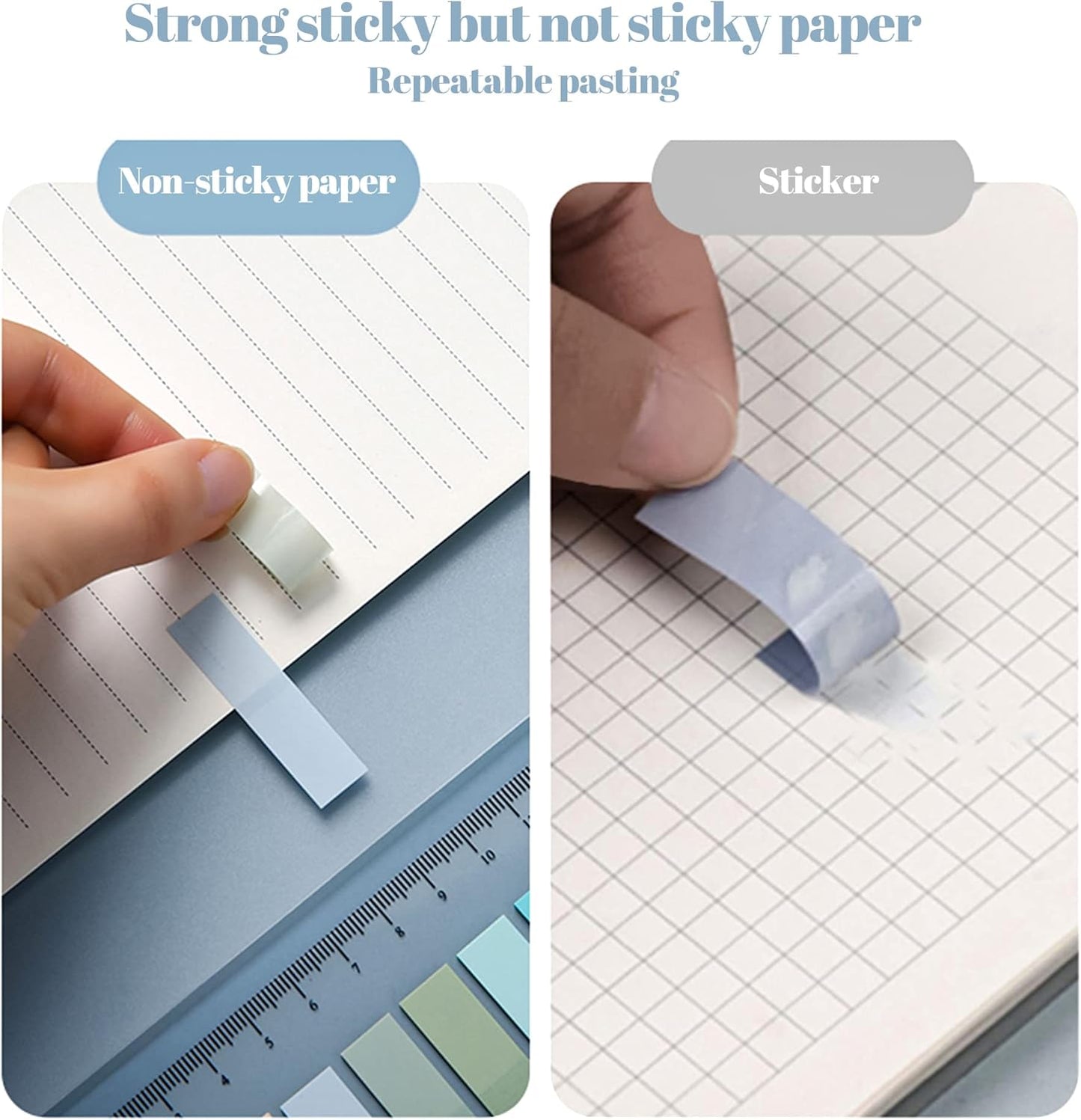 Golcellia Sticky Tabs,Sticky Note Tabs,Book Tabs,Index Tabs, Page Tabs, Page Markers,60 Colors, 7 Designs,Annotation Tabs,Book Annotation Supplies