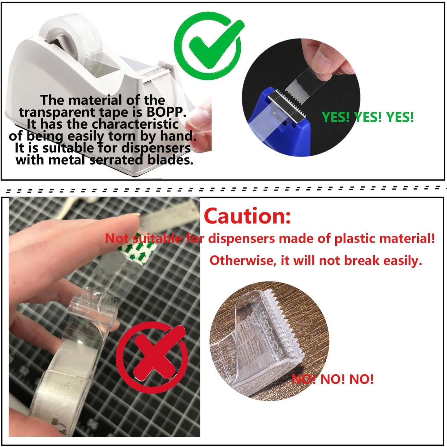 6 Pack Transparent Tape Clear Tape Refills Rolls Each Roll 3/4 x 1000 Inches, 1 inch Core, for Office, Home, School