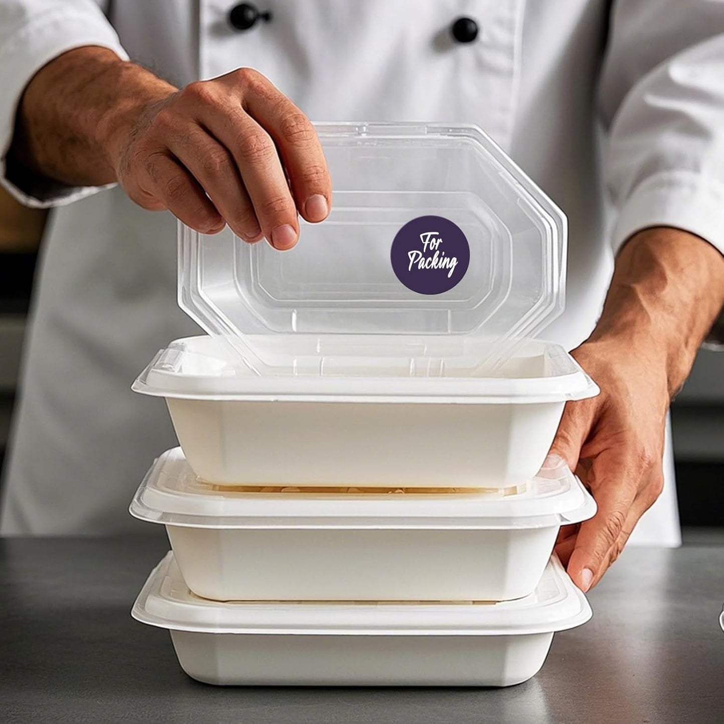 500 PCS Colored Dot Stickers 2 Inch Vinyl Purple Circle Labels Removable Waterproof Color Coding Round Sticker for Office Inventory Garage Yard Sale Tag