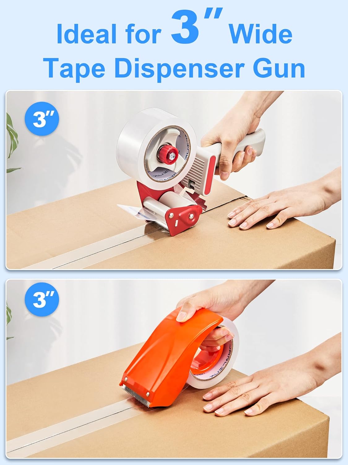 JARLINK Clear Packing Tape (36 Rolls), Heavy Duty Packaging Tape for Shipping Packaging Moving Sealing, 1.88 inches Wide, 55 Yards Per Roll, 1980 Total Yards