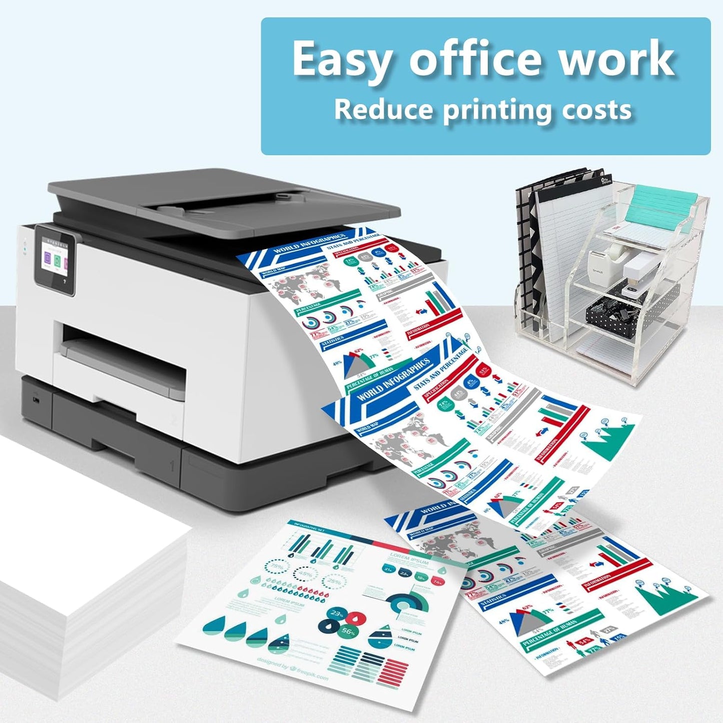 High Yield 7525 Toner Cartridge Compatible for Xerox Workcentre 7830 7835 7845 7855 7970 7525 7530 7535 7545 7556 7830i 7835i 7845i 7855i 7970i Printers (4-Pack Black Cyan Yellow Magenta