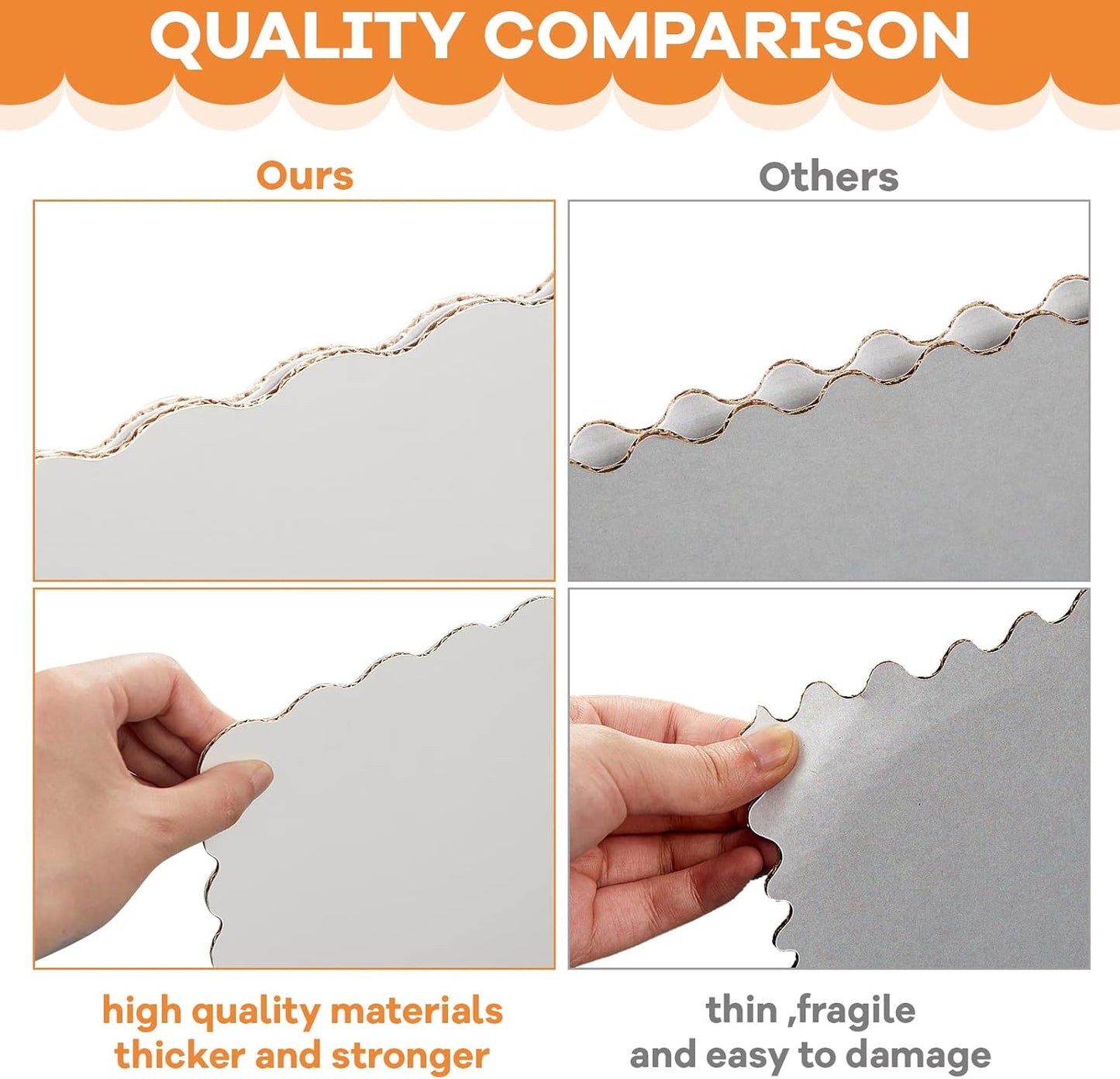 Ctosree 18 Pcs Tri Fold Poster Board Bulk, Lightweight Presentation Board, Science Fair Project Display Paperboard, Single Wall(14 x 22 Inch,White)