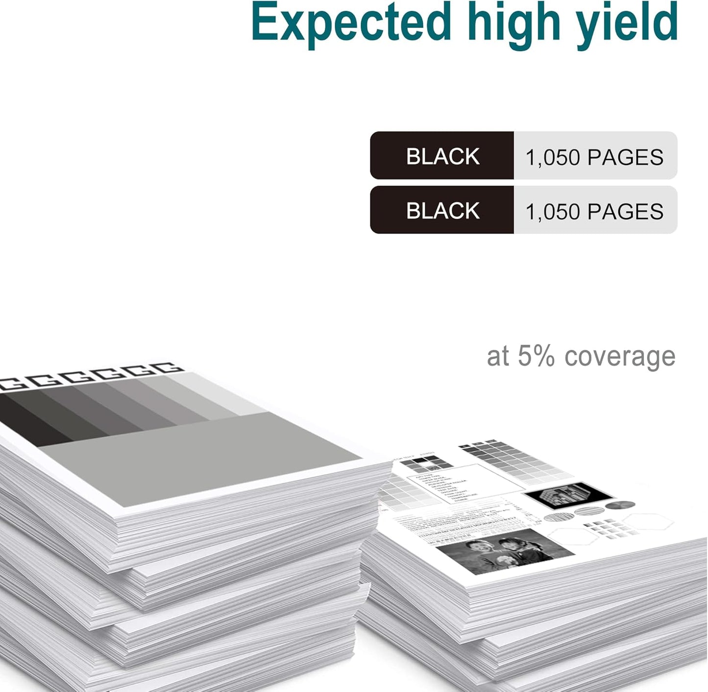 2 Pack Replacement for HP 215A Black Toner Cartridge W2310A for hp Color Pro M182nw M183fw M182 M183 M155 Series Printer Ink