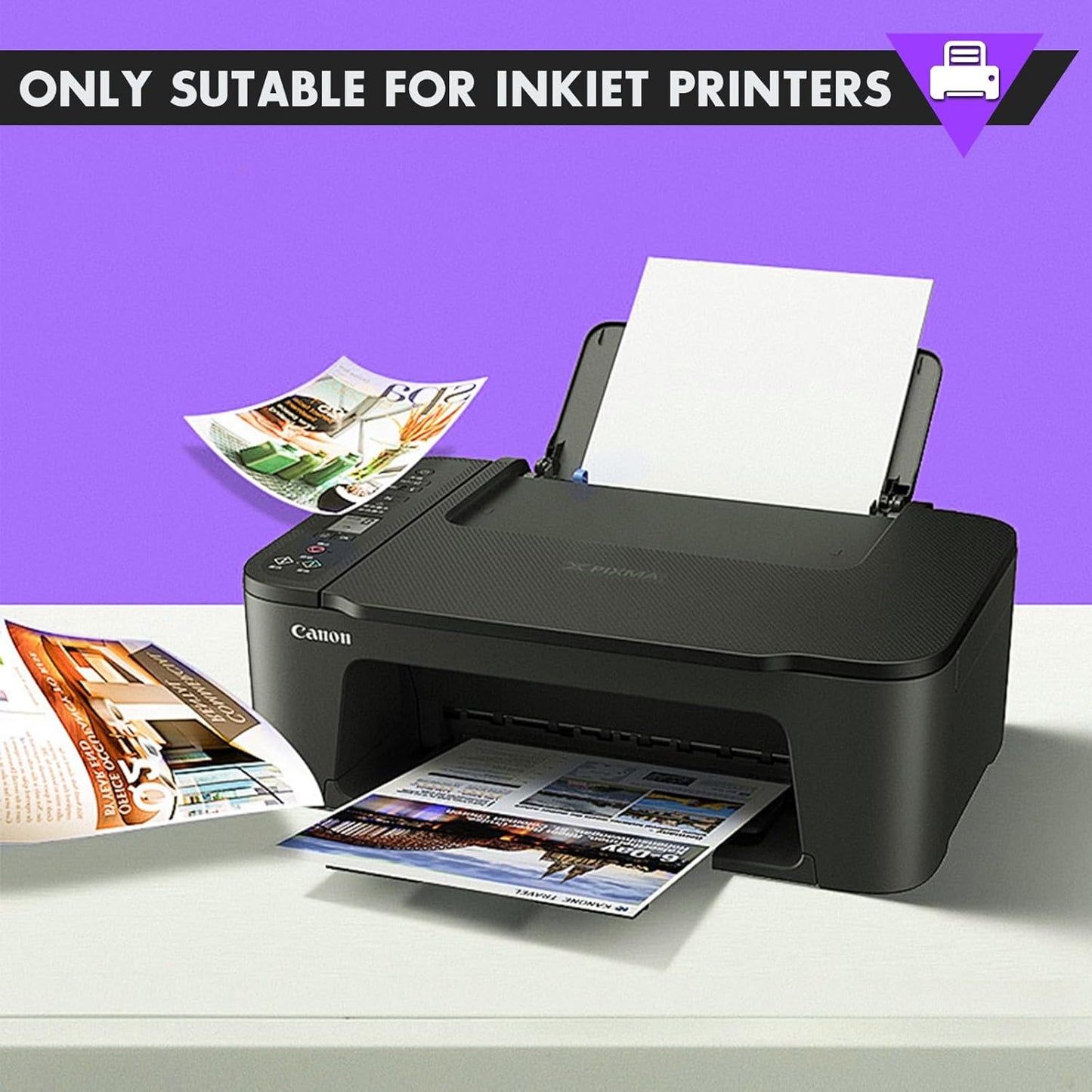 DIYMAG Printable Magnetic Sheets, 8Pcs 8.5 x 11 Inch Flexible Magnet Sheets Matte Non Adhesive Magnetic Paper for Inkjet Printer Photo DIY Crafts