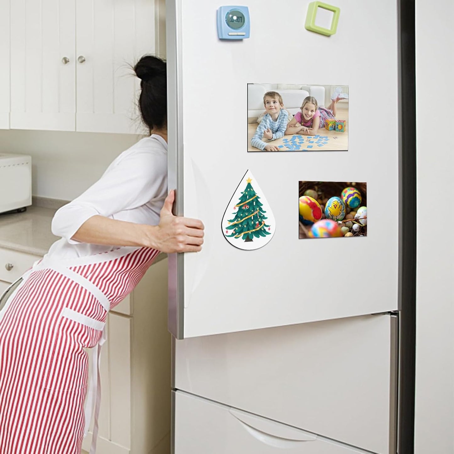 DIYMAG Magnetic Adhesive Sheets, |4" x 6"|, 40 Pack Cuttable Magnetism Sheet, Flexible Magnet with Adhesives for Crafts, Photos, Easy Peel and Stick