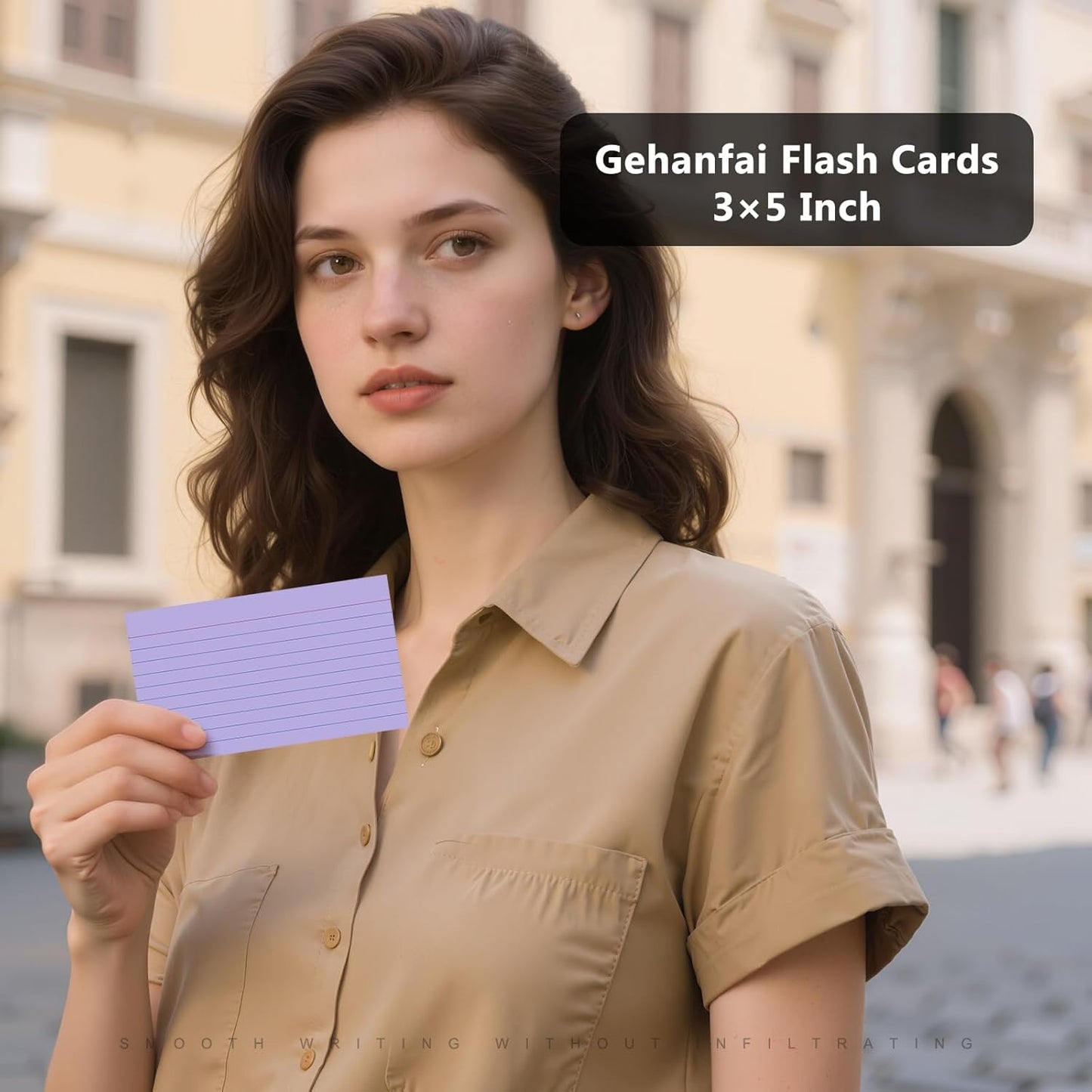 250 Count Index Cards 3 x 5 Inch, Heavyweight Purple Lined Note Cards Portable Ruled Flash Cards Perfect for Studying and Organizing, Note Taking Study Flashcards for Home, School and Office