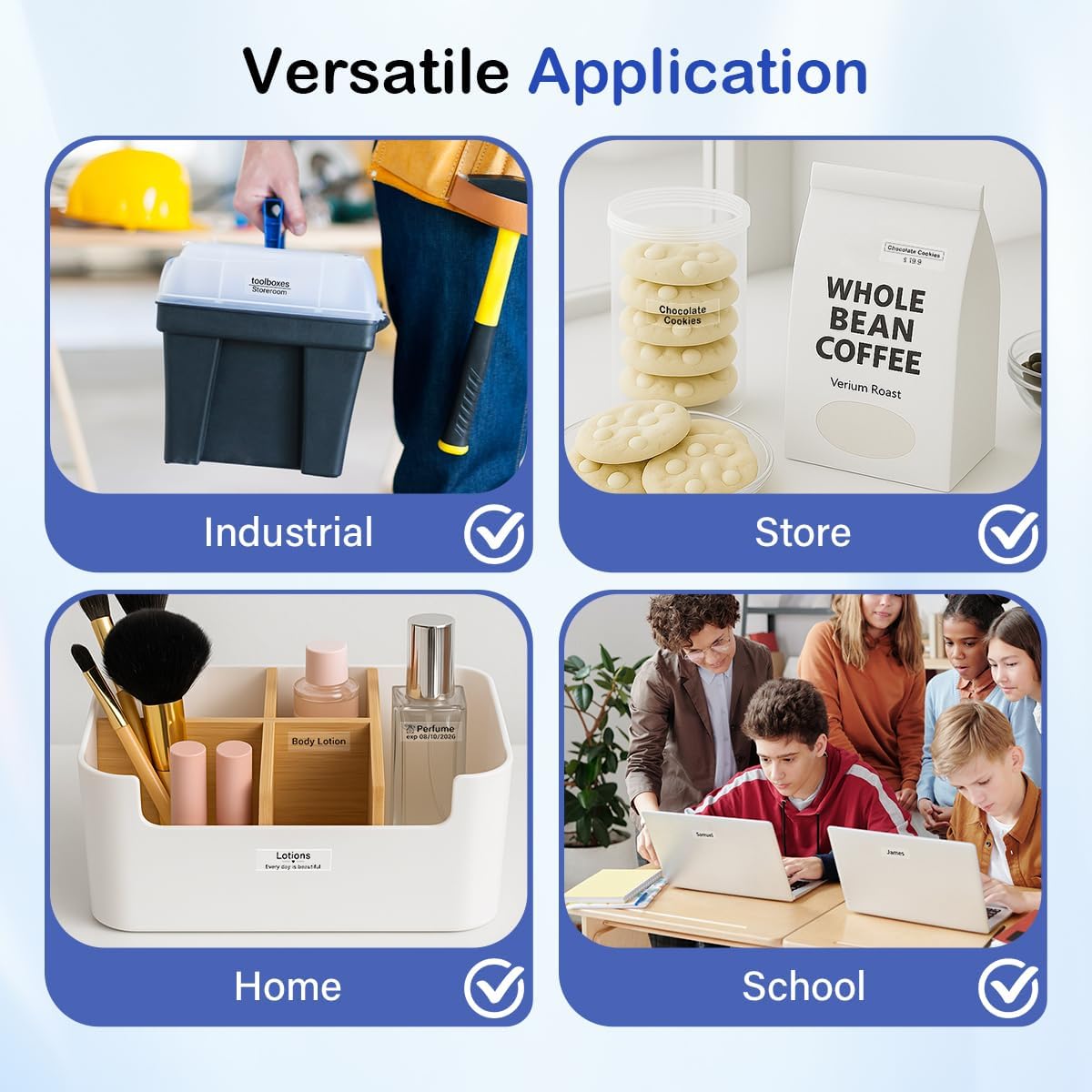 Labelife Label Maker Tape 18mm Clear TZe-141 Compatible with Brother P Touch TZe TZ Tape 18mm 0.7 Laminated Clear TZe141 TZ-141 3/4 Inch Label for Ptouch PTD600 PTD400AD PT1880, 5-Pack