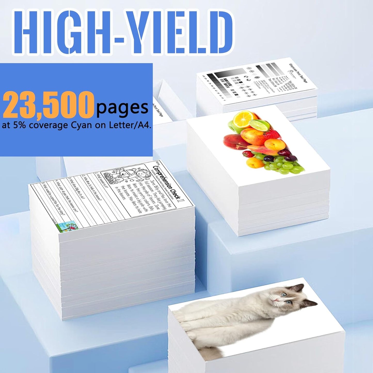 1 Pack MP C5502 Cyan Toner Cartridge | Replacement for Ricoh MP C5502 Work with Aficio MP C4502 C4502A C5502 C5502A LANIER MP C4502 C4502A C5502 C5502A SAVIN MP C4502 C4502A C5502 C5502A | 841754