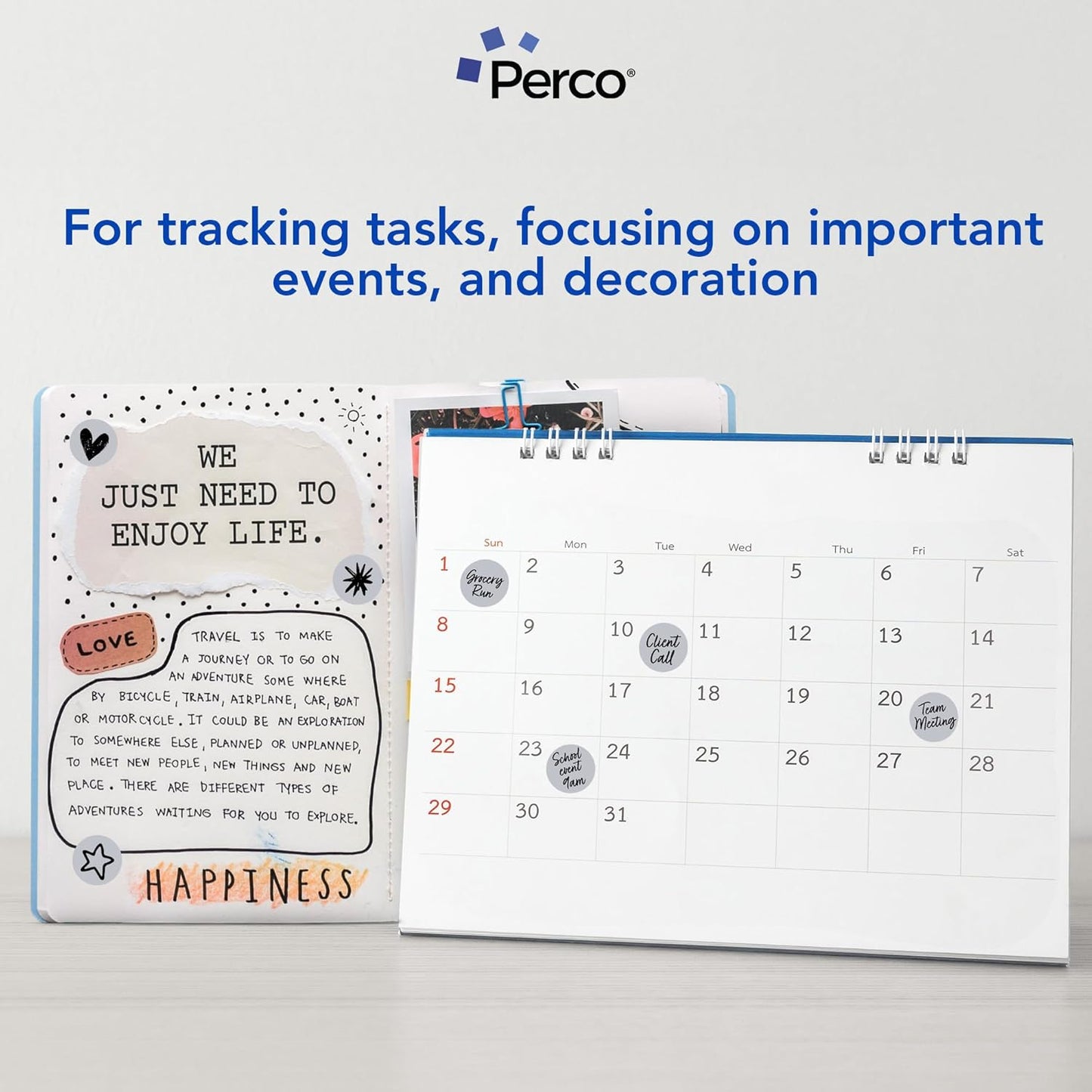 Perco Metallic Silver 1-Inch Perforated Circle Dot Sticker Labels — 10 Rolls, 10,000 Round Stickers — with Permanent Adhesive for Awards, Invitations, Events, Gift Packaging, Crafting — Made in USA