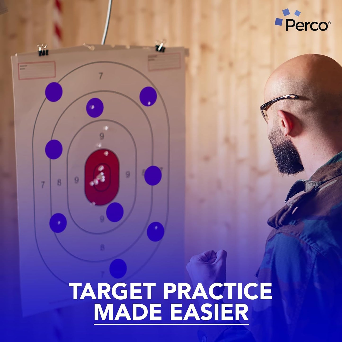 Perco Purple 2-Inch Round Circle Dot Sticker Labels - Multi-Roll Pack (3 Rolls, 500 Labels Each) - Permanent Adhesive, Vibrant Colors, Strong Hold - Perforated for Easy Use - Made in USA