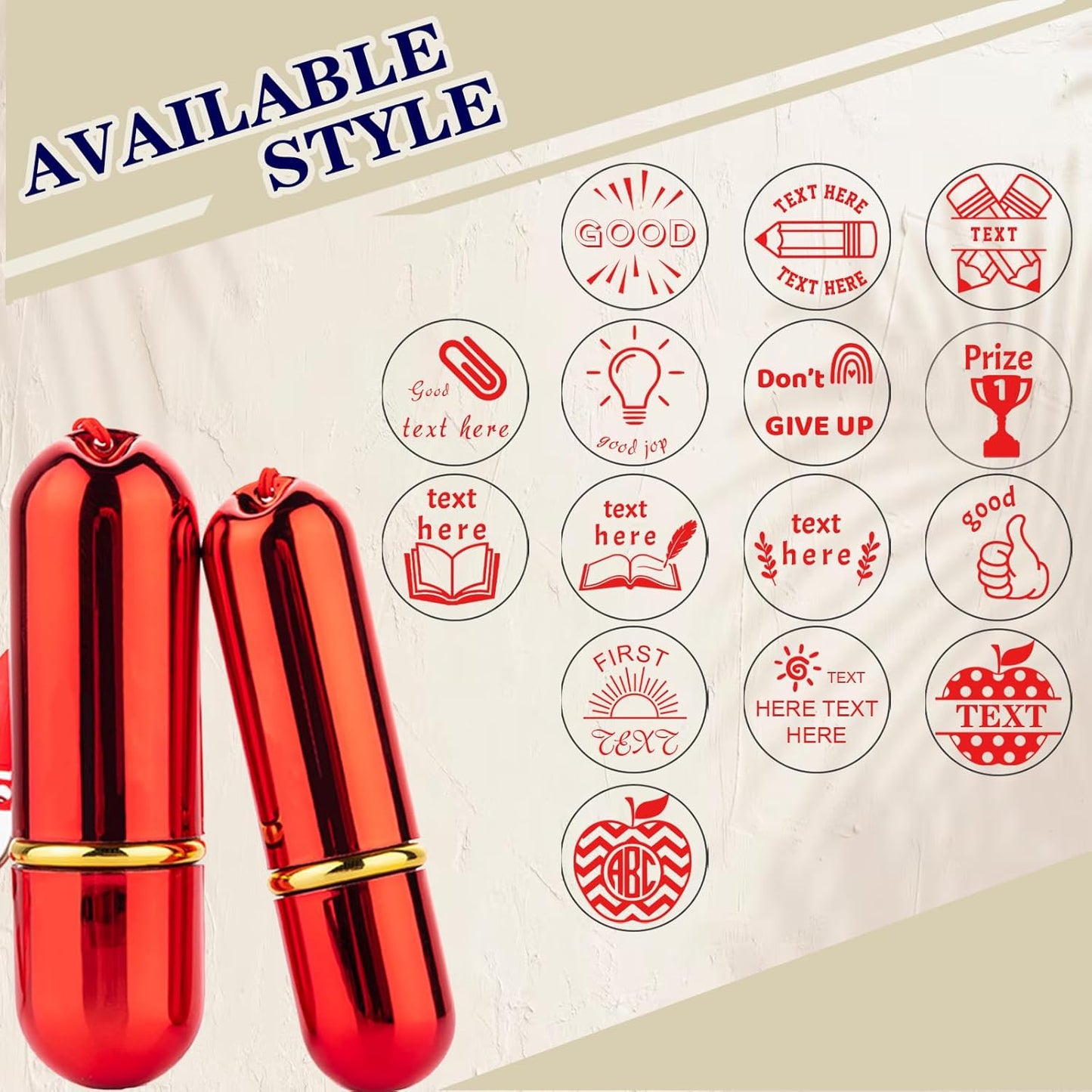 Custom Loyalty Card Stamp Personalized Self Inking Stamp for Business Stamp, Teacher Stamp, Reward Stamp, Self Inking Stamp, Small Round Rubber Stamp