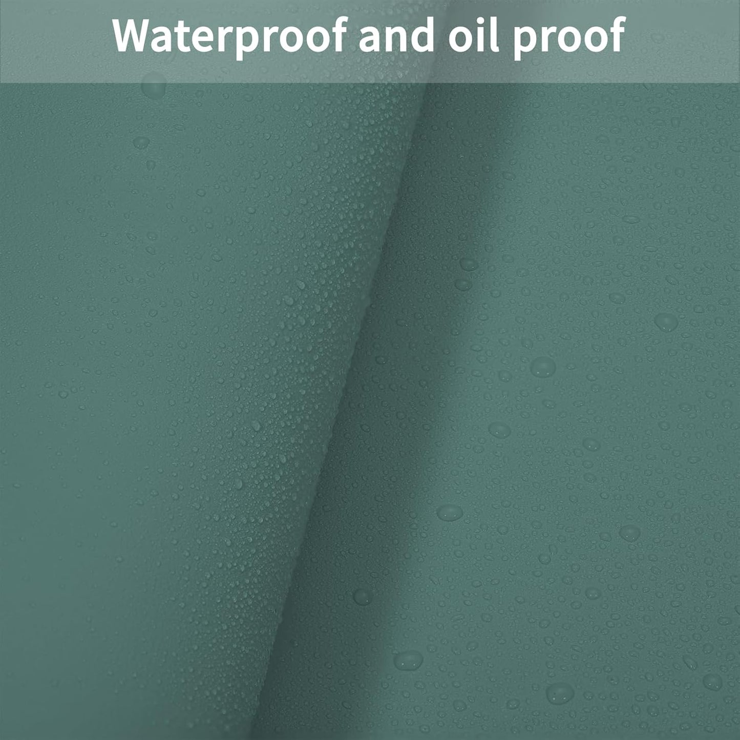 Leather Table Cover,1.8mm Thick,30x48 Inch Desk Cover,Large Desk Mat,Table Protector,Table Cover Protector,Kitchen Table Cover,Dining Table Mat,(Aqua Blue+Gray,30x48)