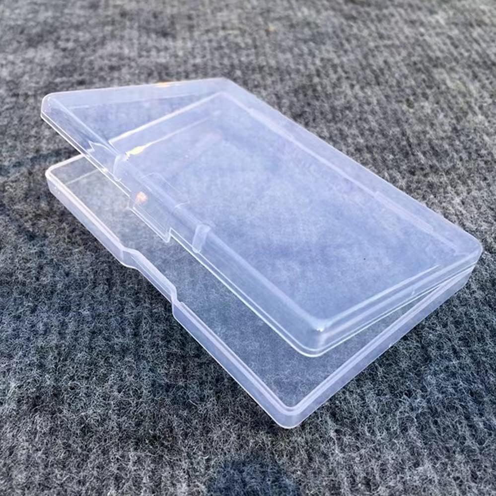 12 Pack Business Card case,Business Card Holder,Credit cards Case,Eyelash Case Holder,Plastic Clear Small storage Case for business cards, credit cards ,eyelash and Gadgets