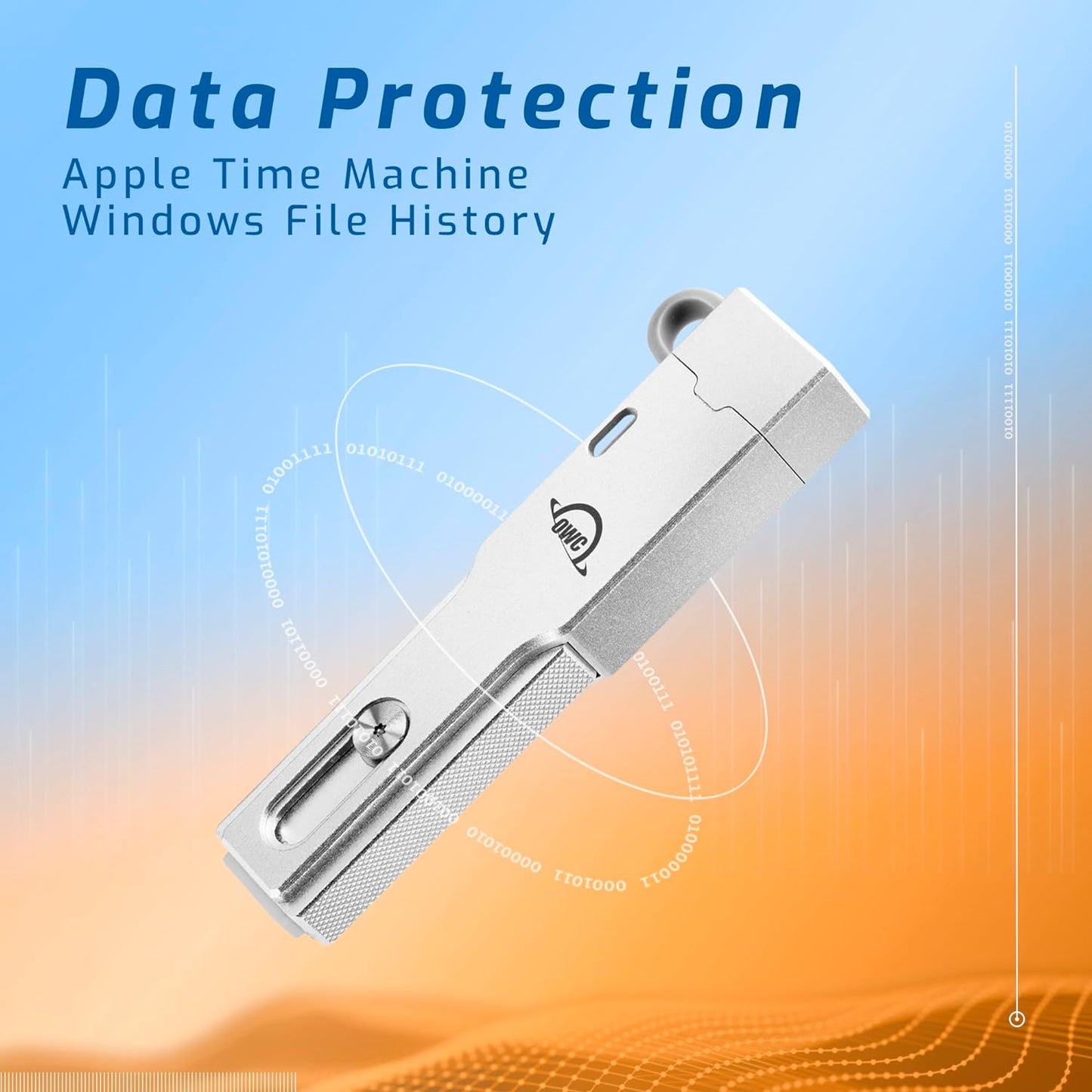 OWC Envoy Pro Mini 2TB (10Gb/s) SSD, Up to 940 MB/s Speed, Portable Flash Drive with USB-C and USB-A, Compatible with Mac, PC, Xbox, PS5, Professional Stick for Gaming, Storage, and Backup