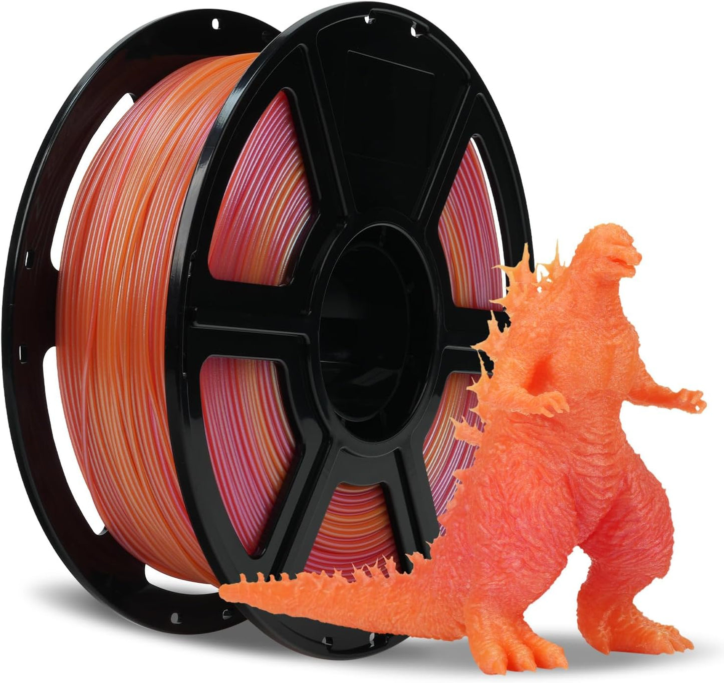 FLASHFORGE Chameleon Gradient Rapid PLA Filament Yellow & Pink, High Flow Speedy Filament 1.75mm Max 500mm/s Fast Printing, Displays Shimmering Effects from Various Angles and Light