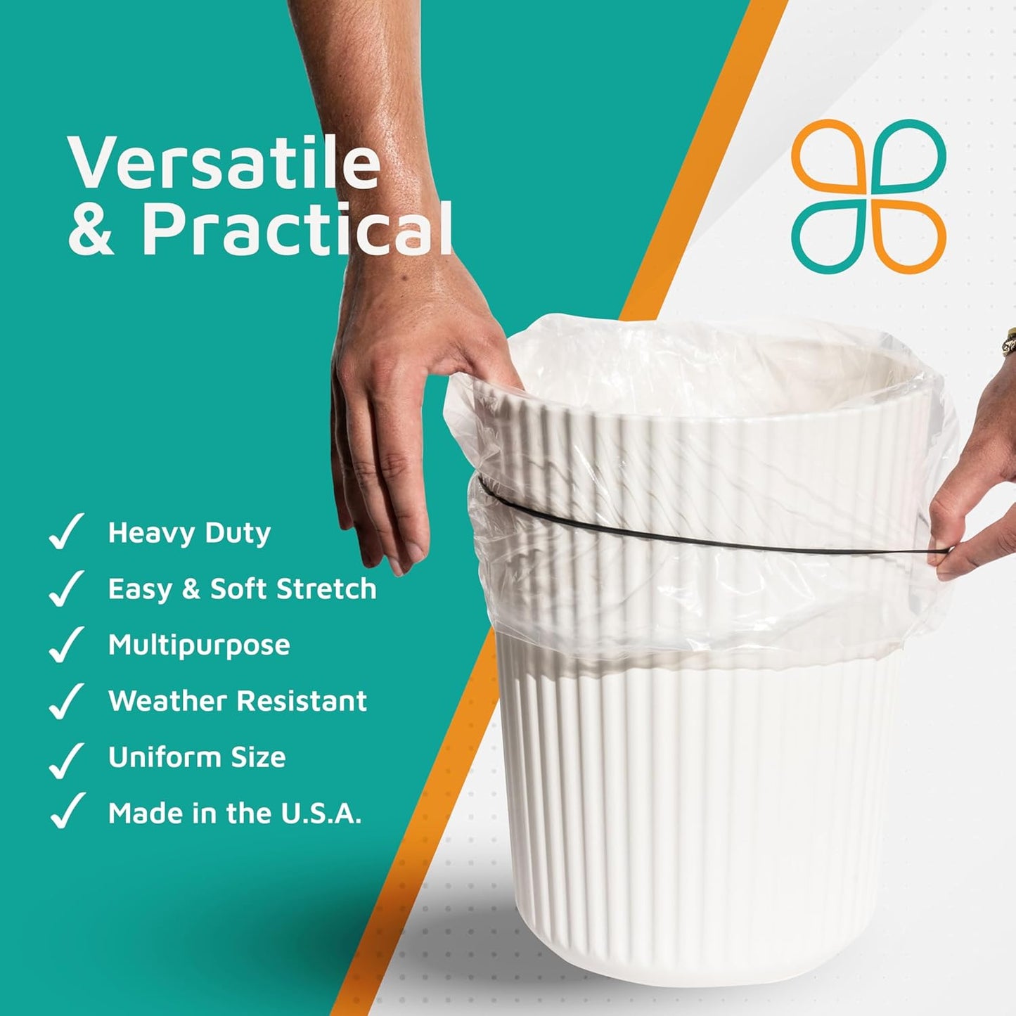 PlasticMill UV Resistant Rubber Bands Size 33 (3 1/2" x 1/8") - EPDM #33 Black Rubber Bands Office Supplies - Strong, Elastic Bands for Crafts, Cash, File Folders (500-Pack)