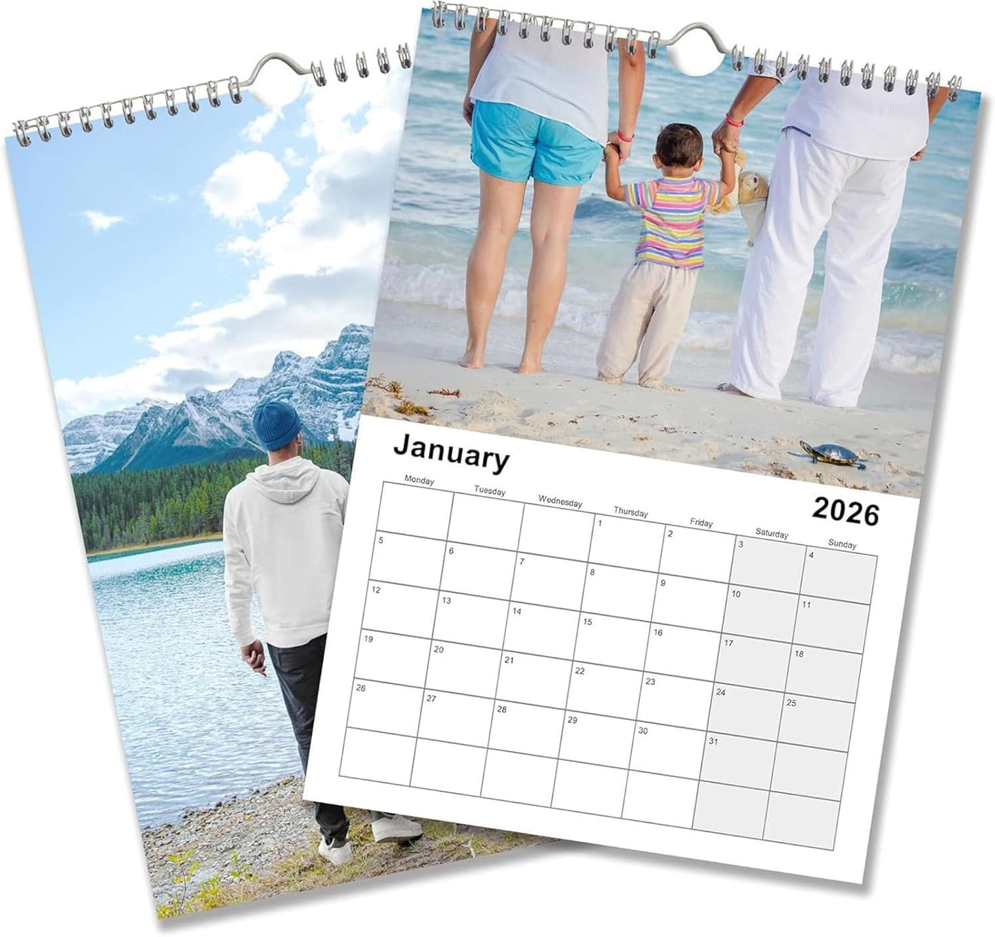 Custom Calendar 2026 for Home & Office - Print Your 13 Memories,Make Your Own Personalized Calendar Customized Christmas Gift &use your photo (Wall Calendar1, 10 packs)