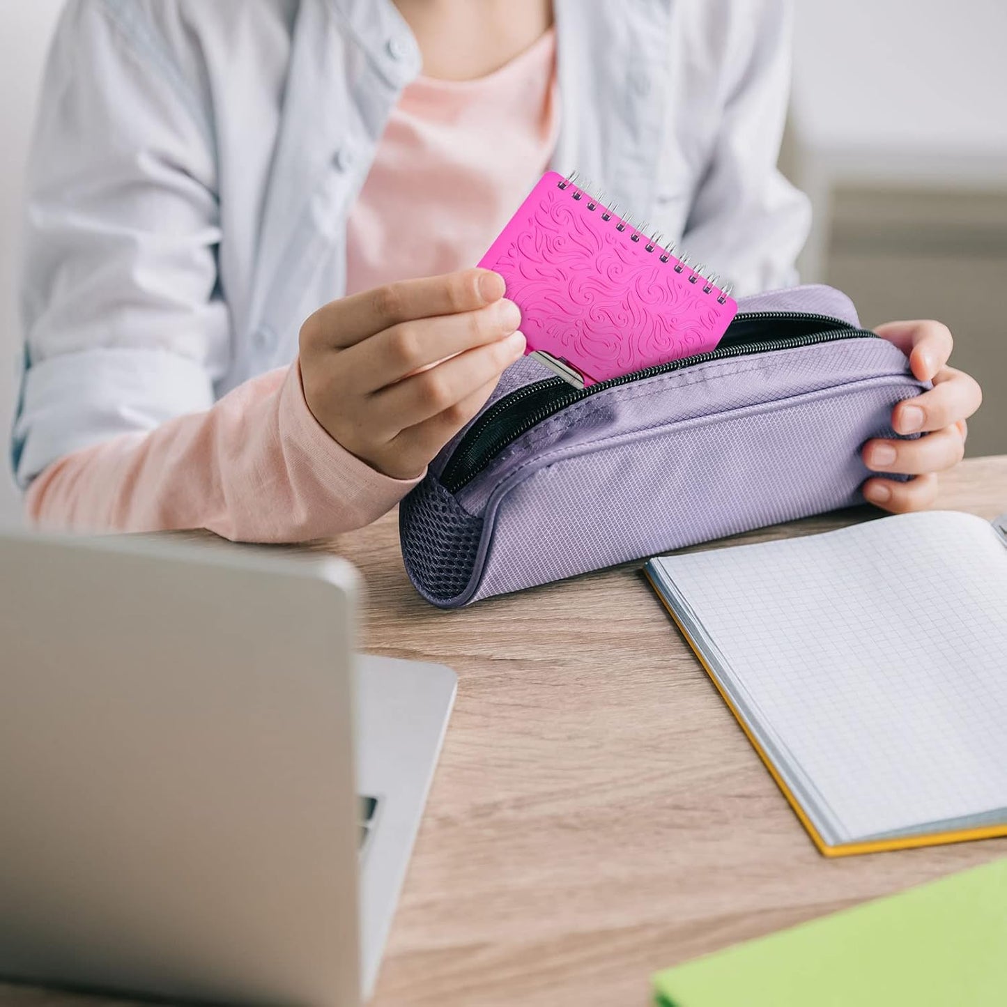 Zonon 2 Pcs Mini Password Book with Alphabetical Tabs Metal Password Keeper Book Portable Organizer Elegant Mandala Pattern Notebook with Pen, Spiral Bound for Information(Purple, Orange)