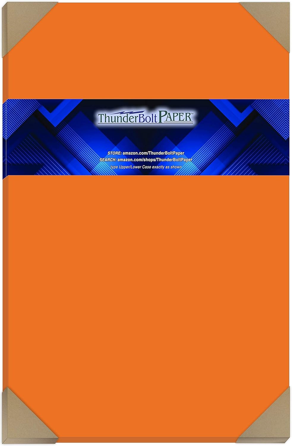 25 Orange Color Cover/Card Paper Sheets - 12 X 18 Inches Large|Poster Size - 65# (65 lb/Pound) Light Weight Cardstock - Quality Printable Smooth Paper Surface for Bright Colorful Results