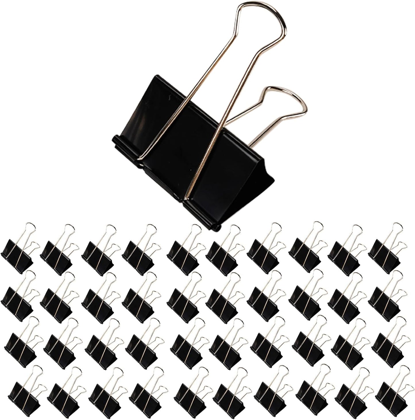 Jumbo Binder Clips 2.4 Inch, Extra Large Binder Clips 42 Pack, Heavy Duty Office Paper Clamps for Paper, Documents, School & Office Supplies