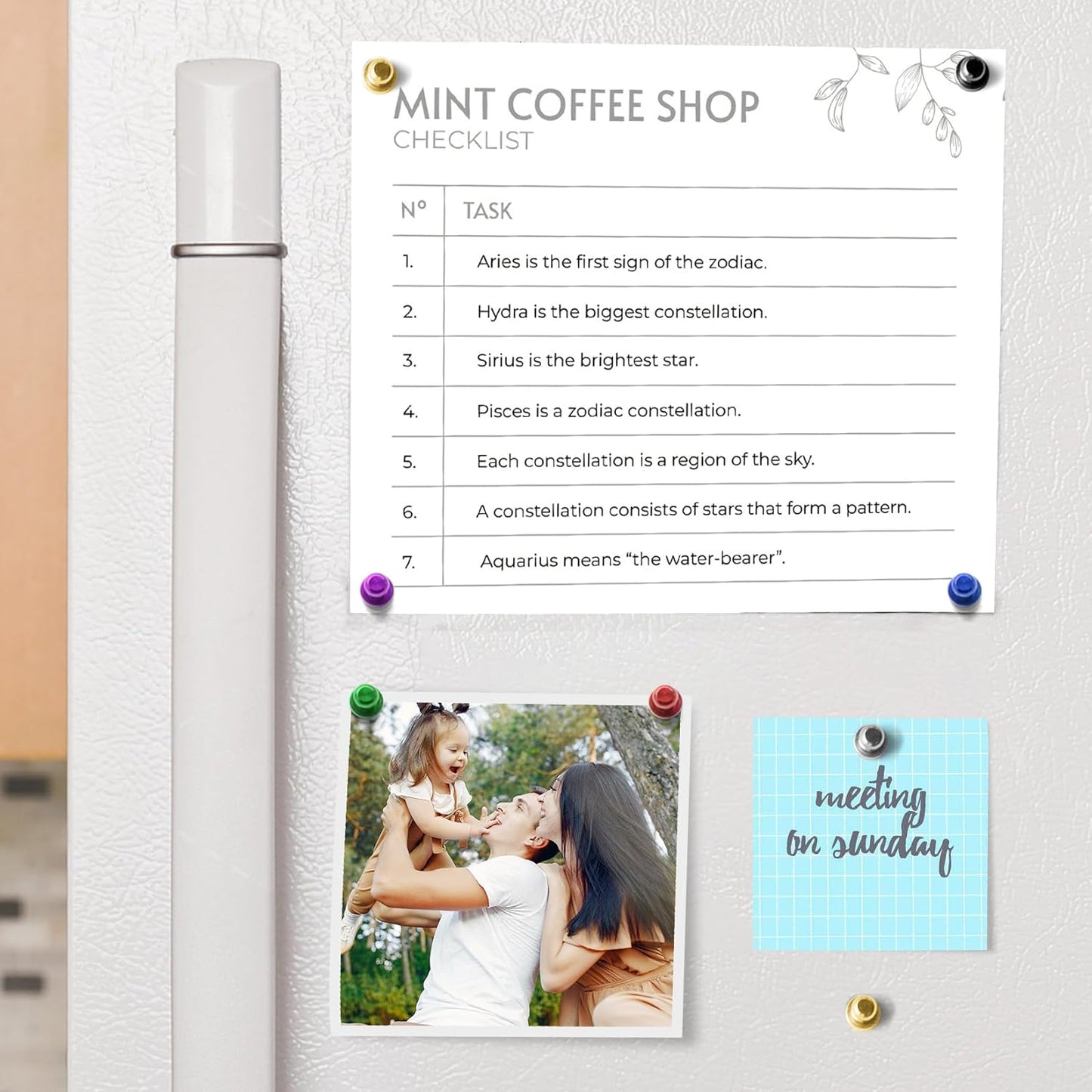 120 Pack Whiteboard Magnets, Refrigerator Magnets Strong, Sliver Magnetic Clips for Gadgets, Tiny Magnetic Push Pins for Desk Accessories, Kitchen Decor and Accessories, Office, Crafts