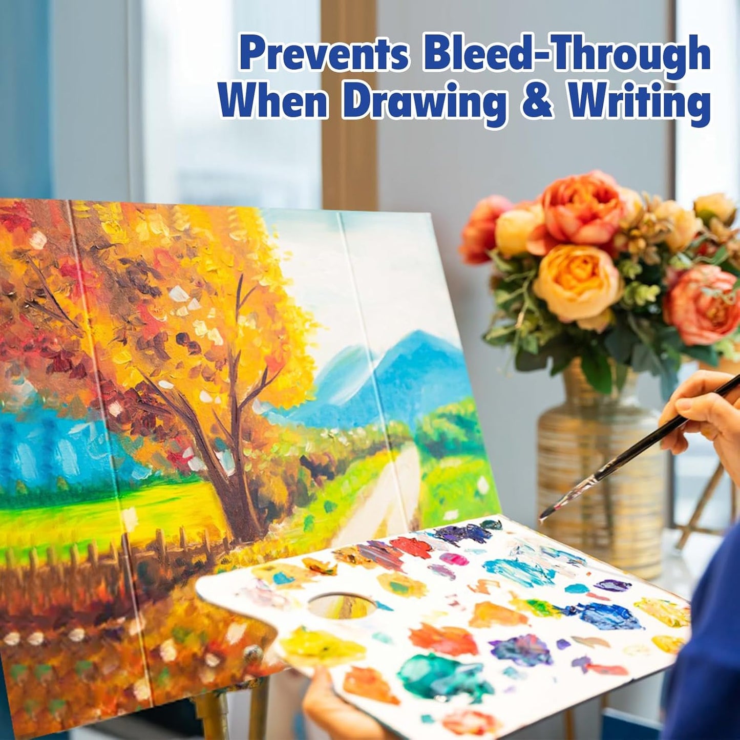 Trifold Poster Board,4 Pack 24" x 16" White Corrugated Poster Boards,Display Board,Perfect for School Projects, Science Fairs, Event Displays, and Business Presentations