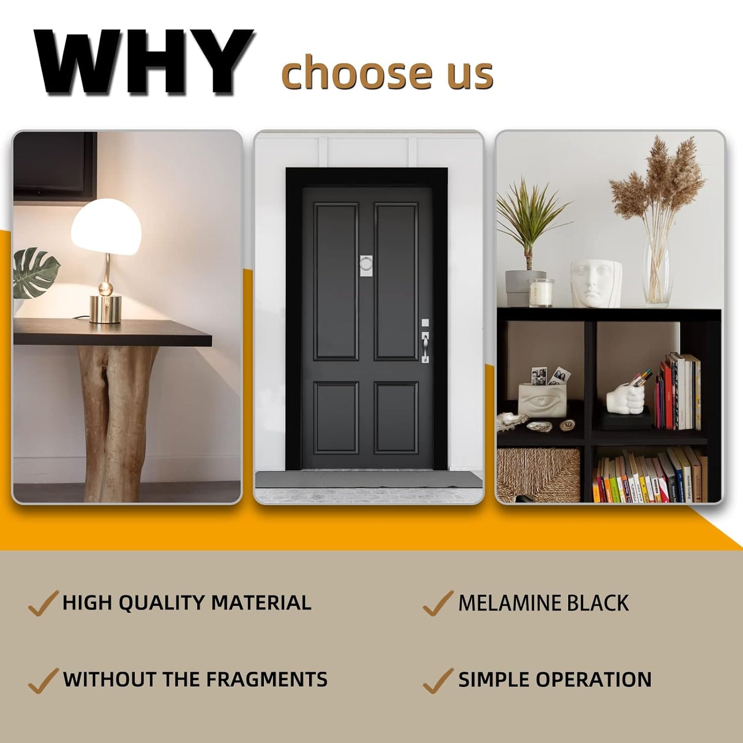 GSCIT Club Black Edge Banding, 3/4 inch x 250ft Melamine Edge Banding with Hot Melt Adhesive Preglued Cabinet Edge Banding Flexible Black Veneer Edging