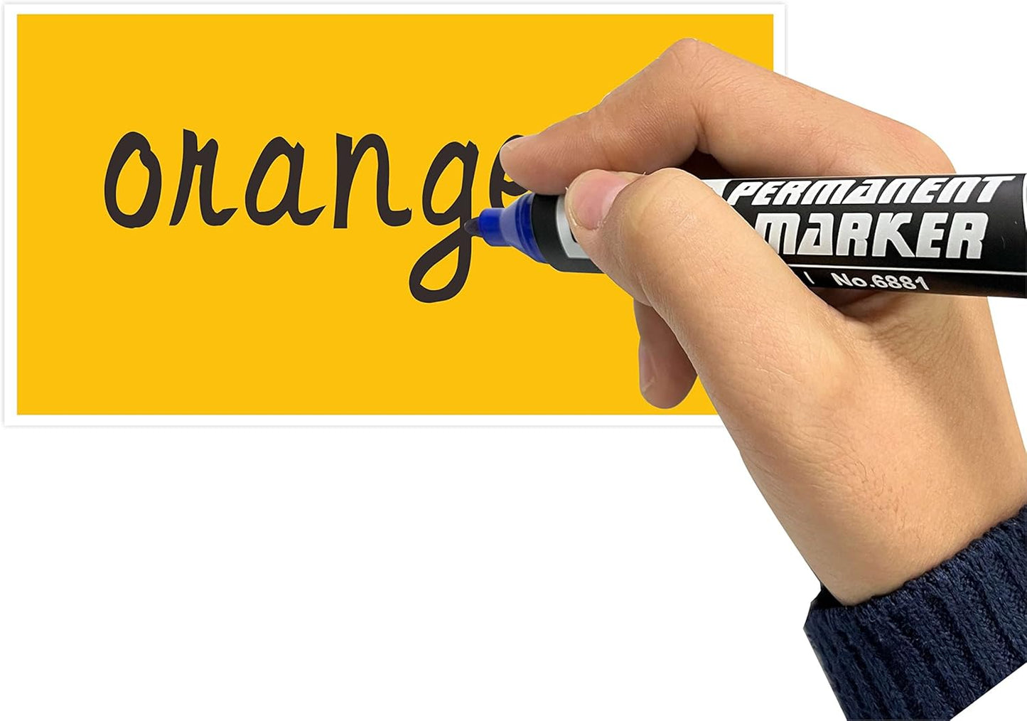 PARLAIM 3 X 5 Inch Rectangle Adhesive Color Coding Stickers,Square Inventory Stickers -250 Per Dispenser Box(Fluorescent Orange)